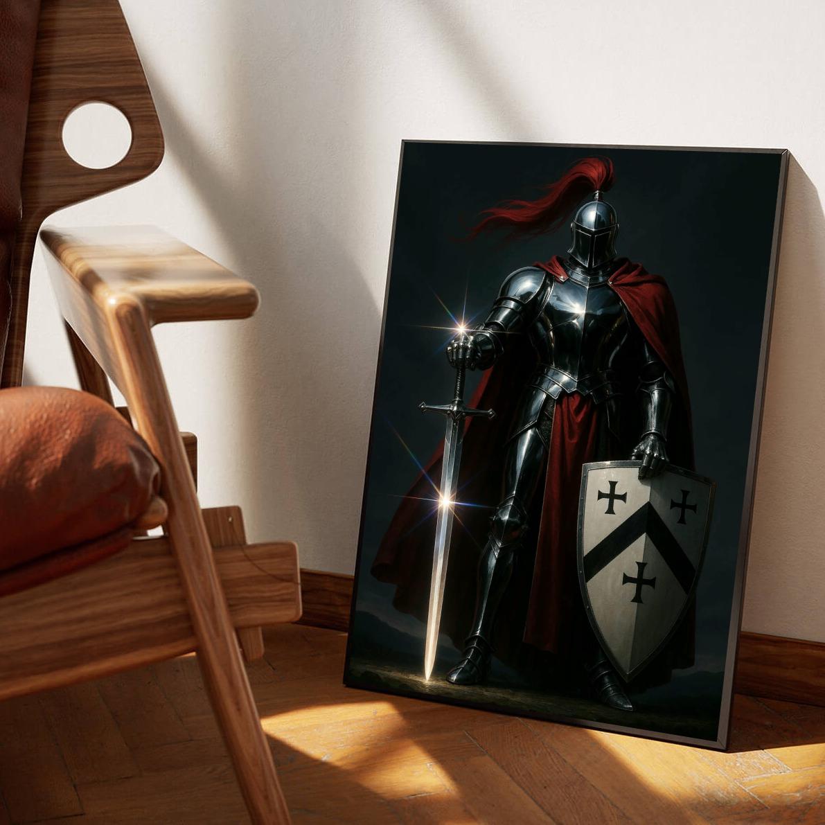 Knight Sword Shield poster sfeerbeeld 1