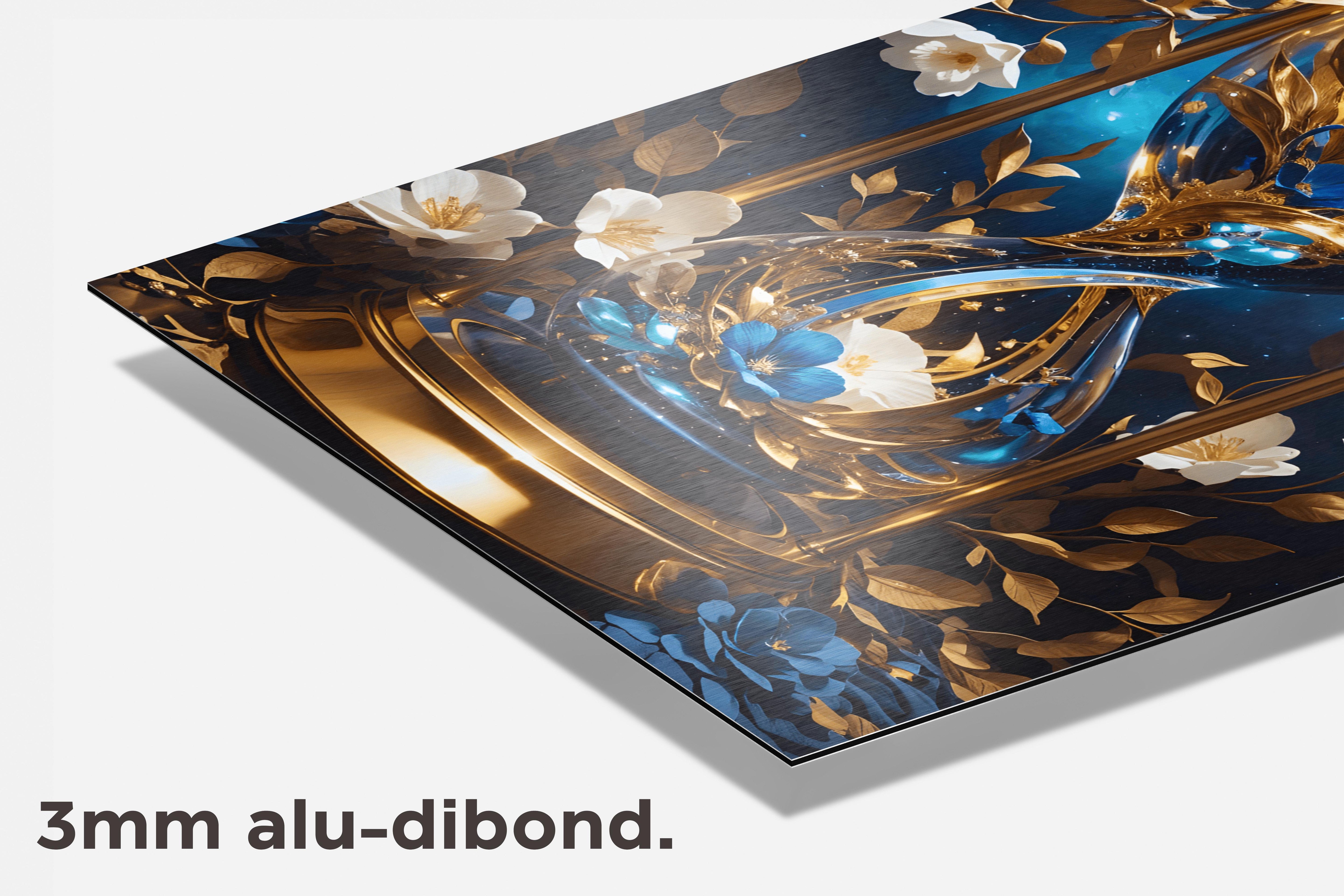 Zandloper Abstract dibond detail