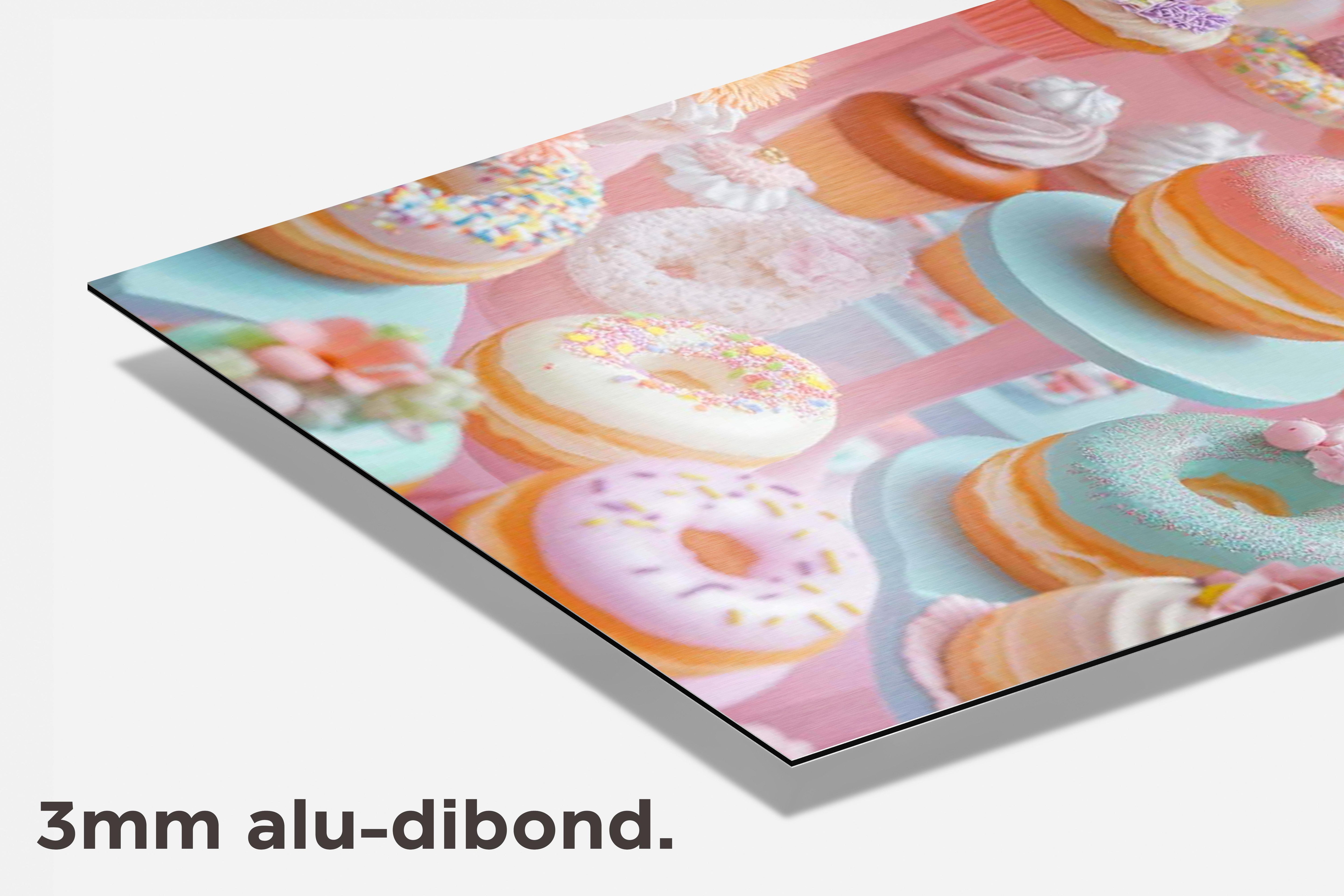 Pastel Dessert dibond detail