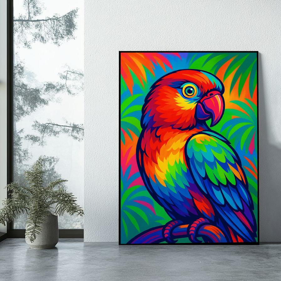 Parrot Pop Art poster sfeerbeeld 1