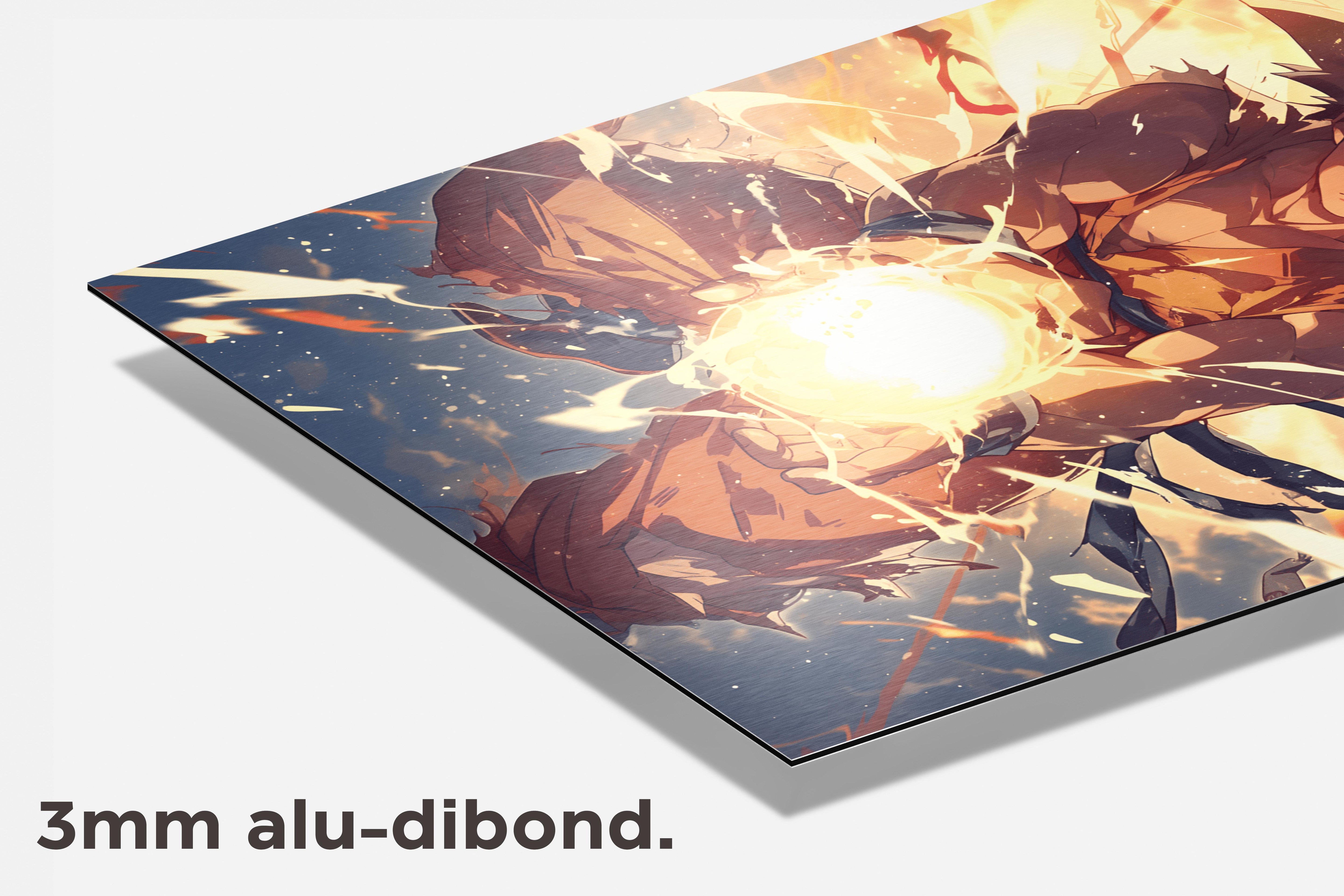Dragonball Son Goku dibond detail