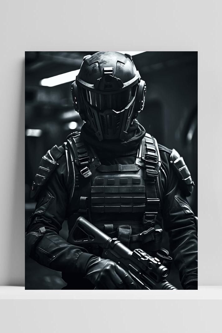 Special Forces op 3mm aluminium dibond