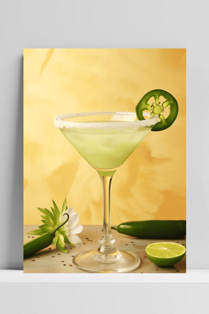 Margarita Peper op 3mm aluminium dibond