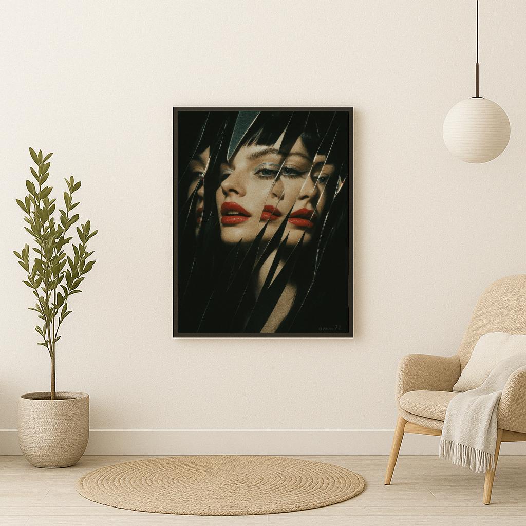 Woman Broken Glass poster sfeerbeeld 2
