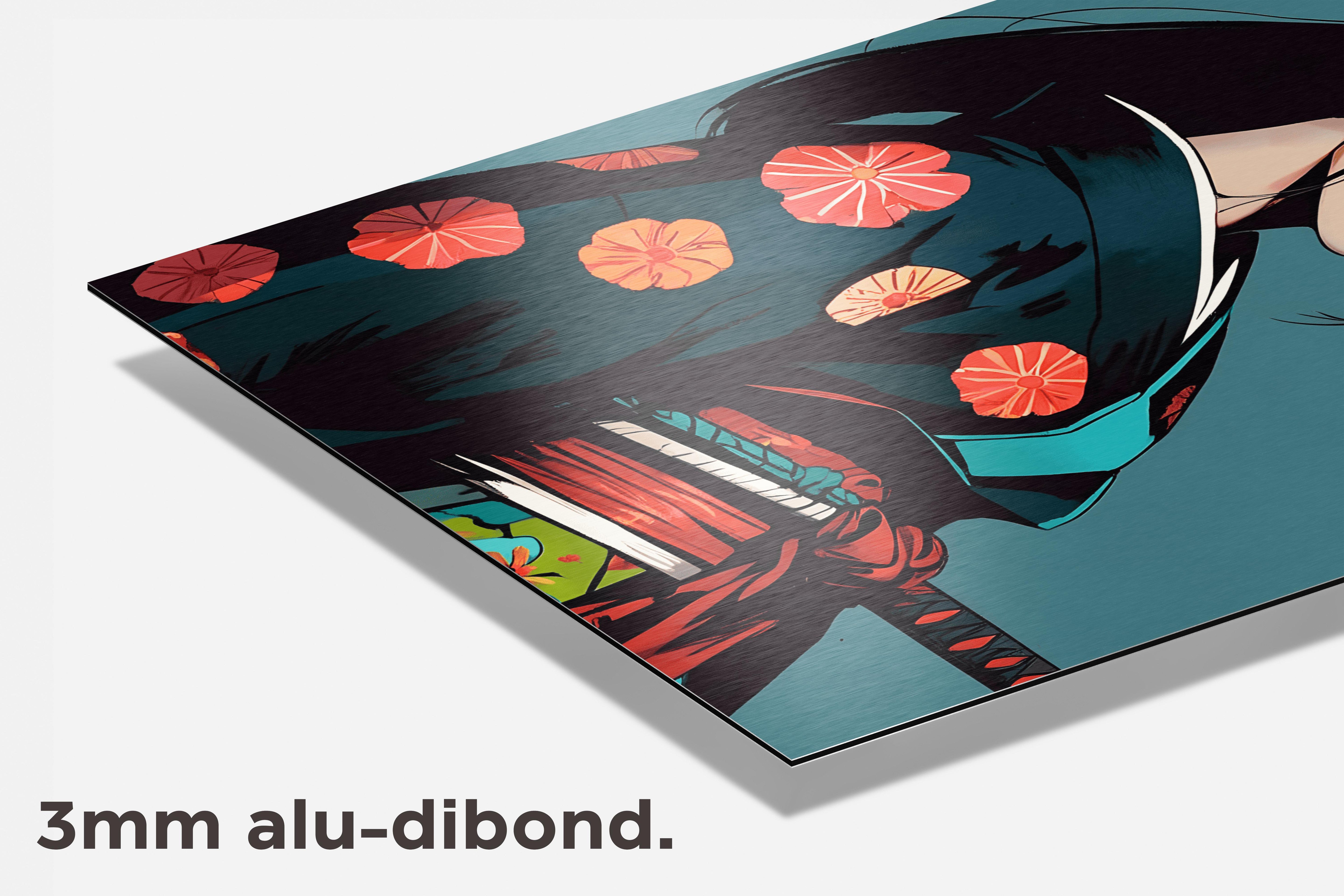 Kimono Samoerai dibond detail