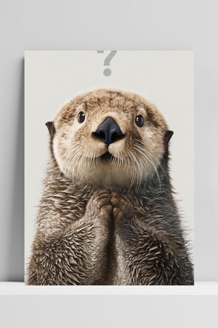 Otter poster van 25 Artstreet