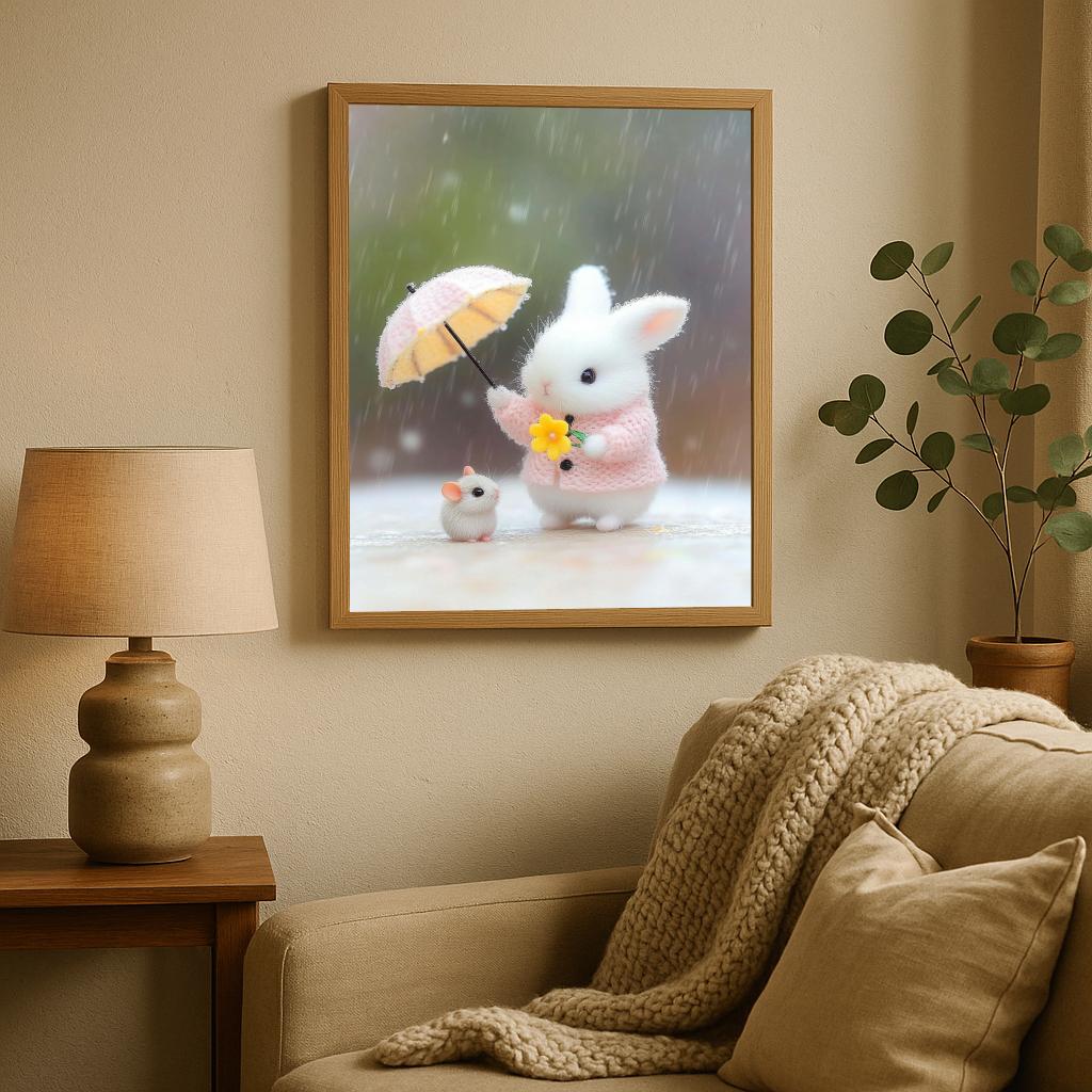 Rabbit Mouse Umbrella poster sfeerbeeld 1