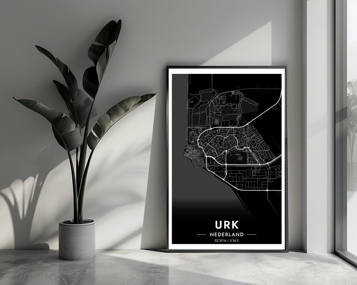 Urk Zwart poster van 25 Artstreet