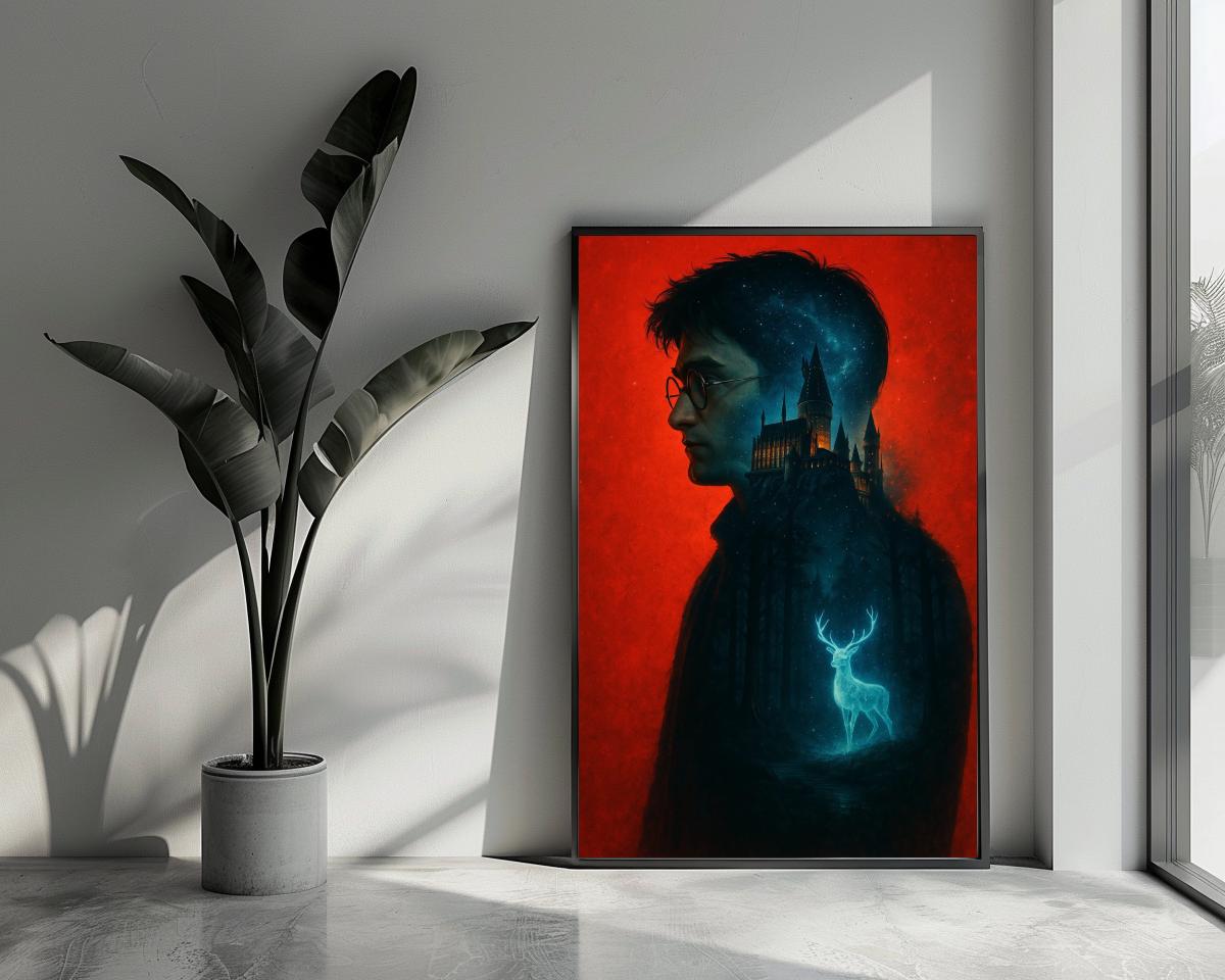 Harry Potter Hogwarts Stag poster van 25 Artstreet