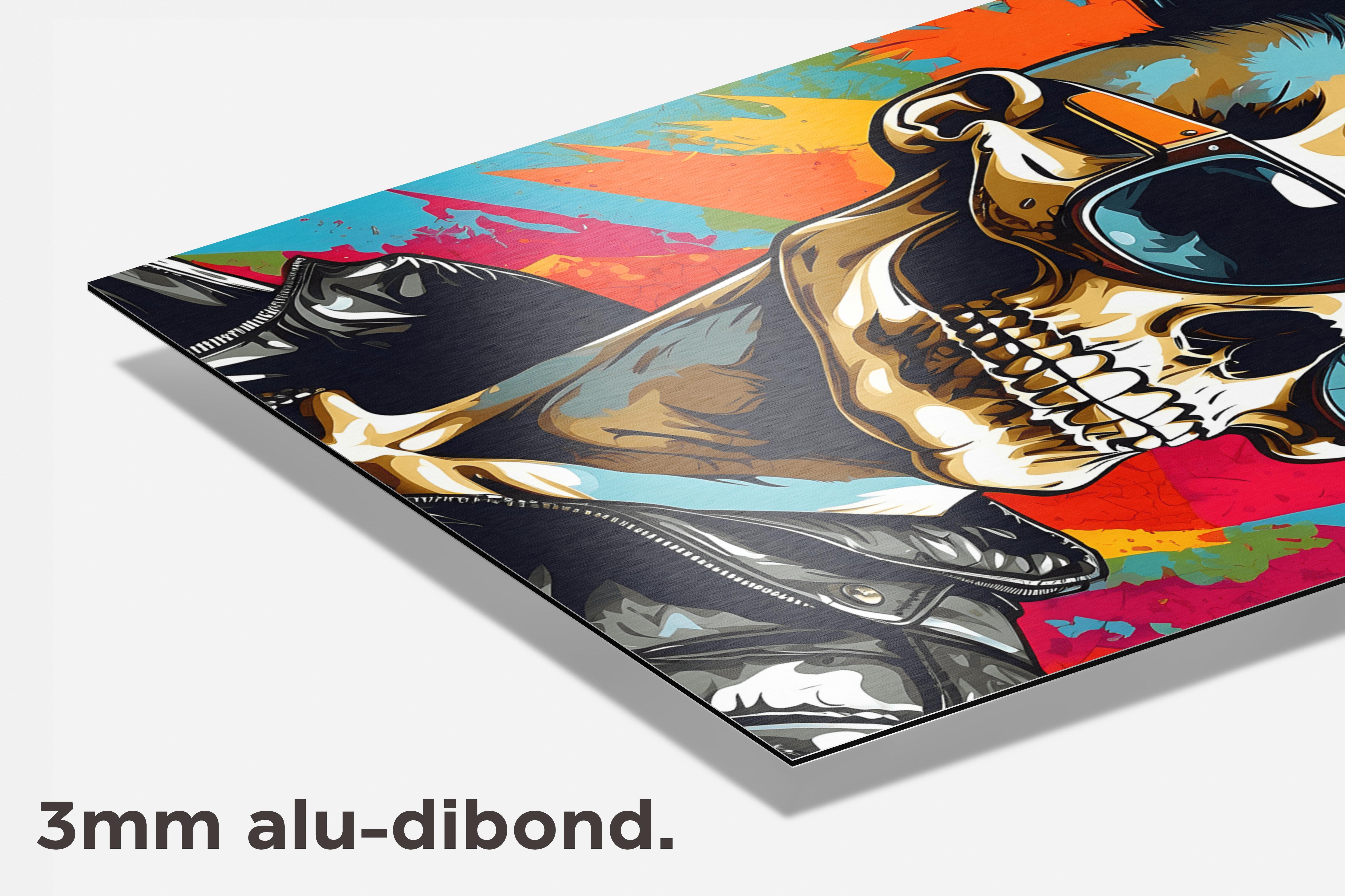Skelet Punk dibond detail