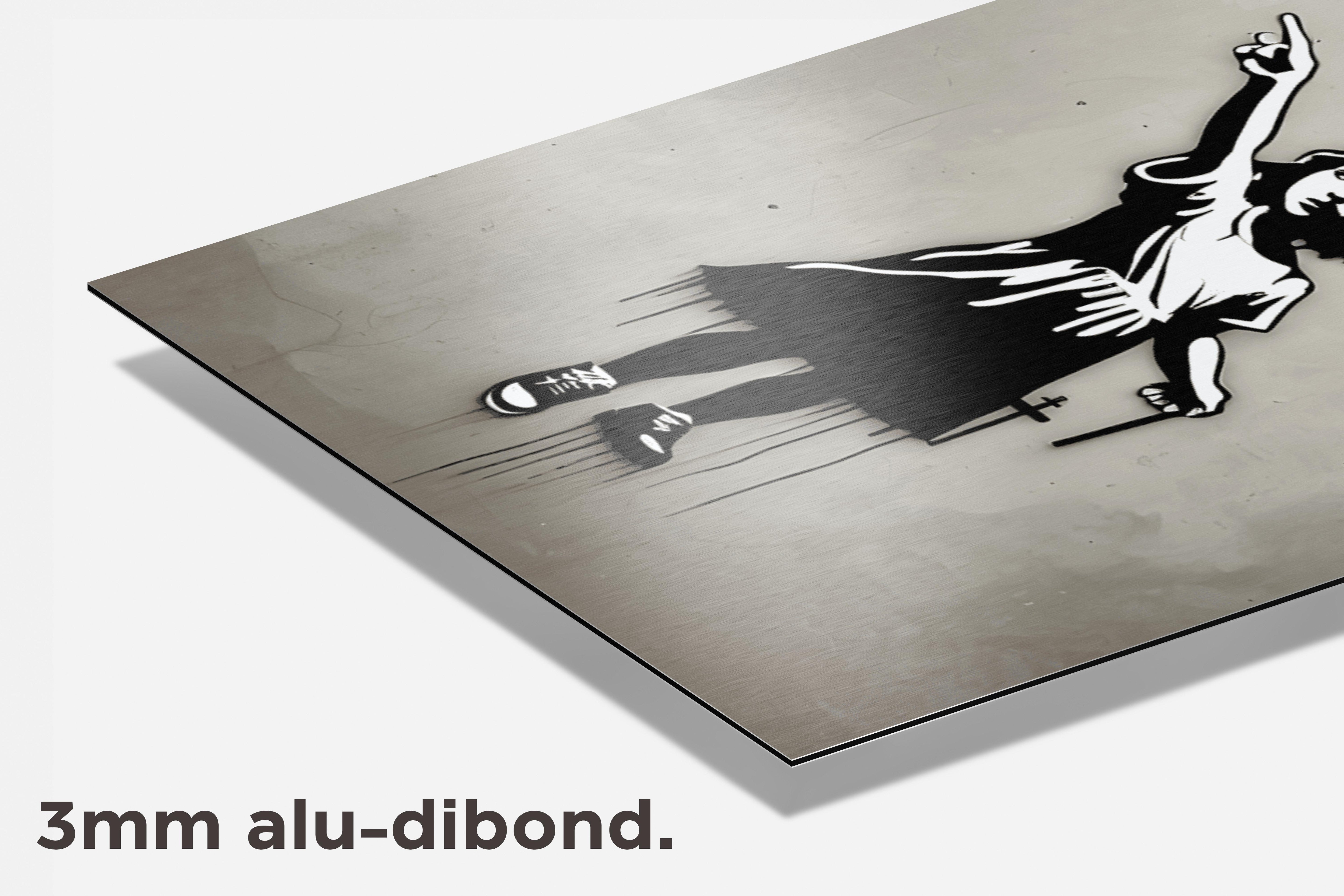 Stuur Liefde dibond detail