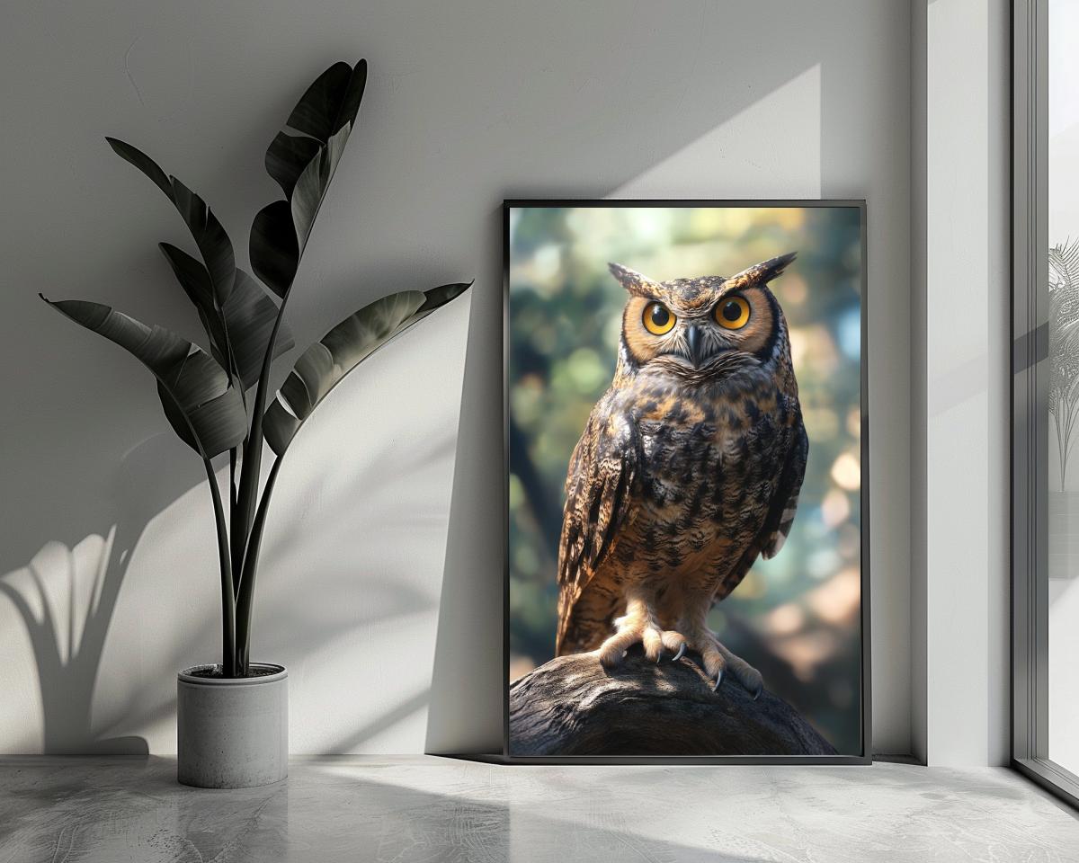 Owl Photography poster van 25 Artstreet