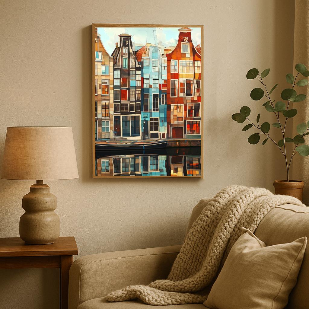 Amsterdam Geometric poster sfeerbeeld 2