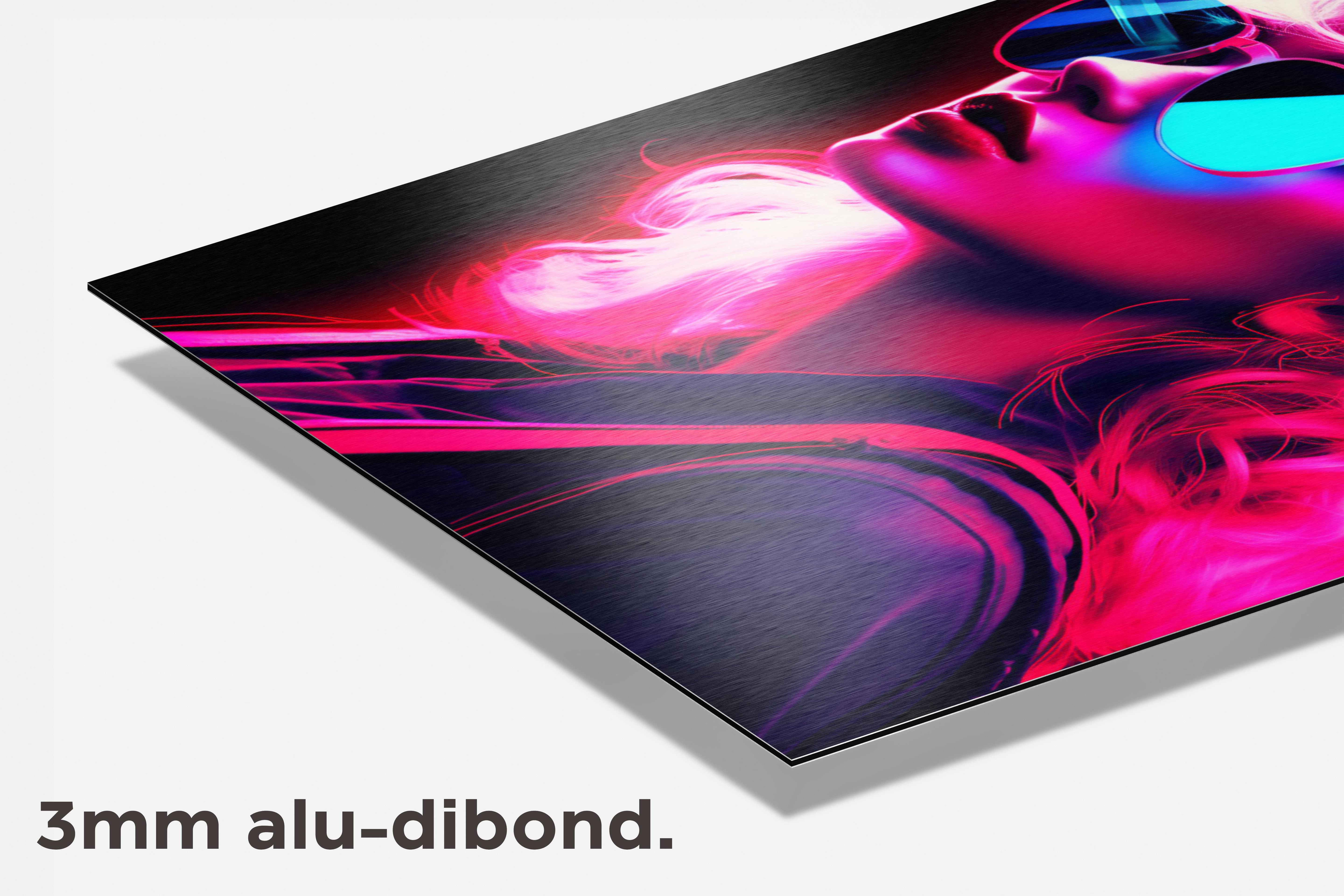 Taylor Swift Neon dibond detail