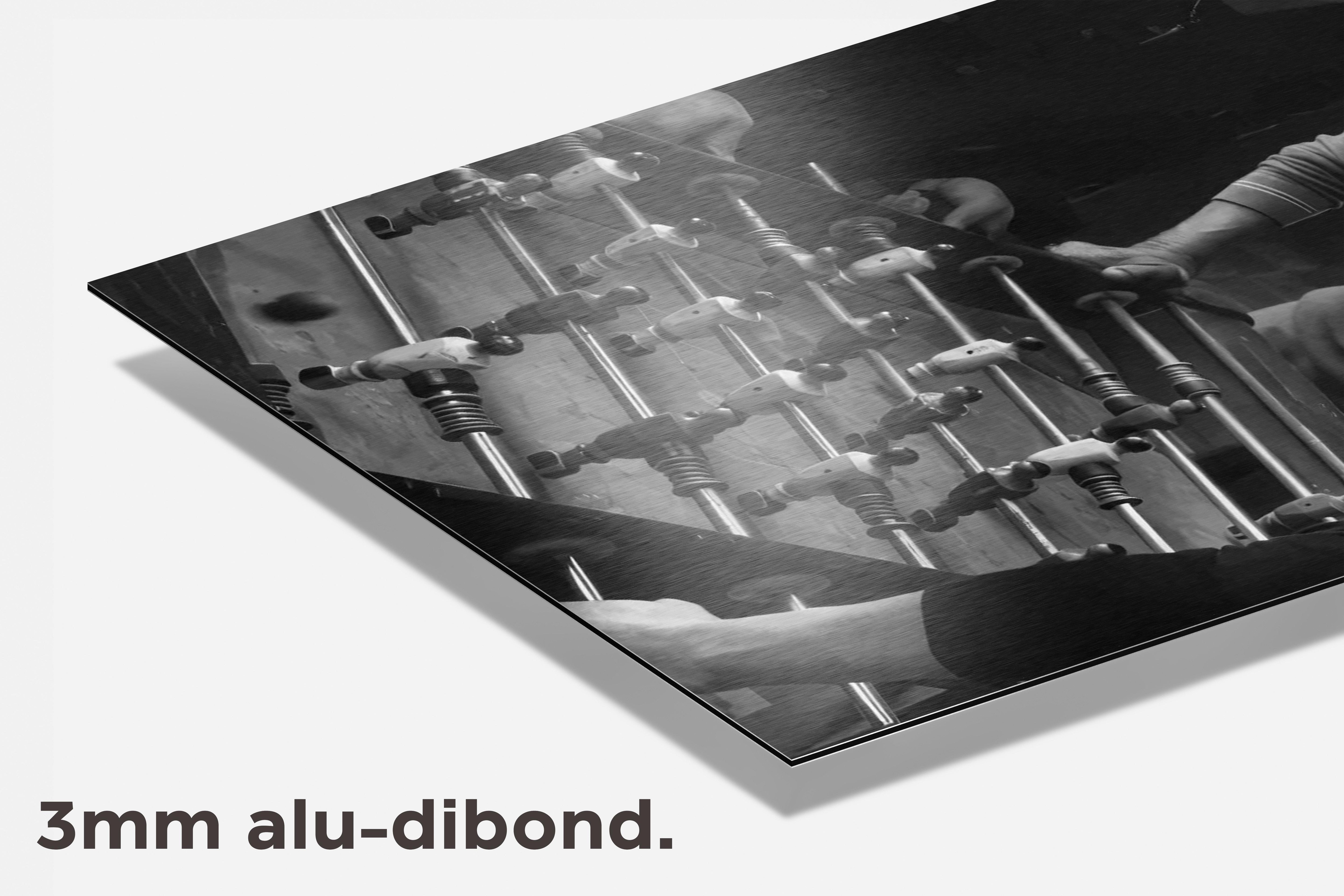 Zidane Maradona Pelé dibond detail
