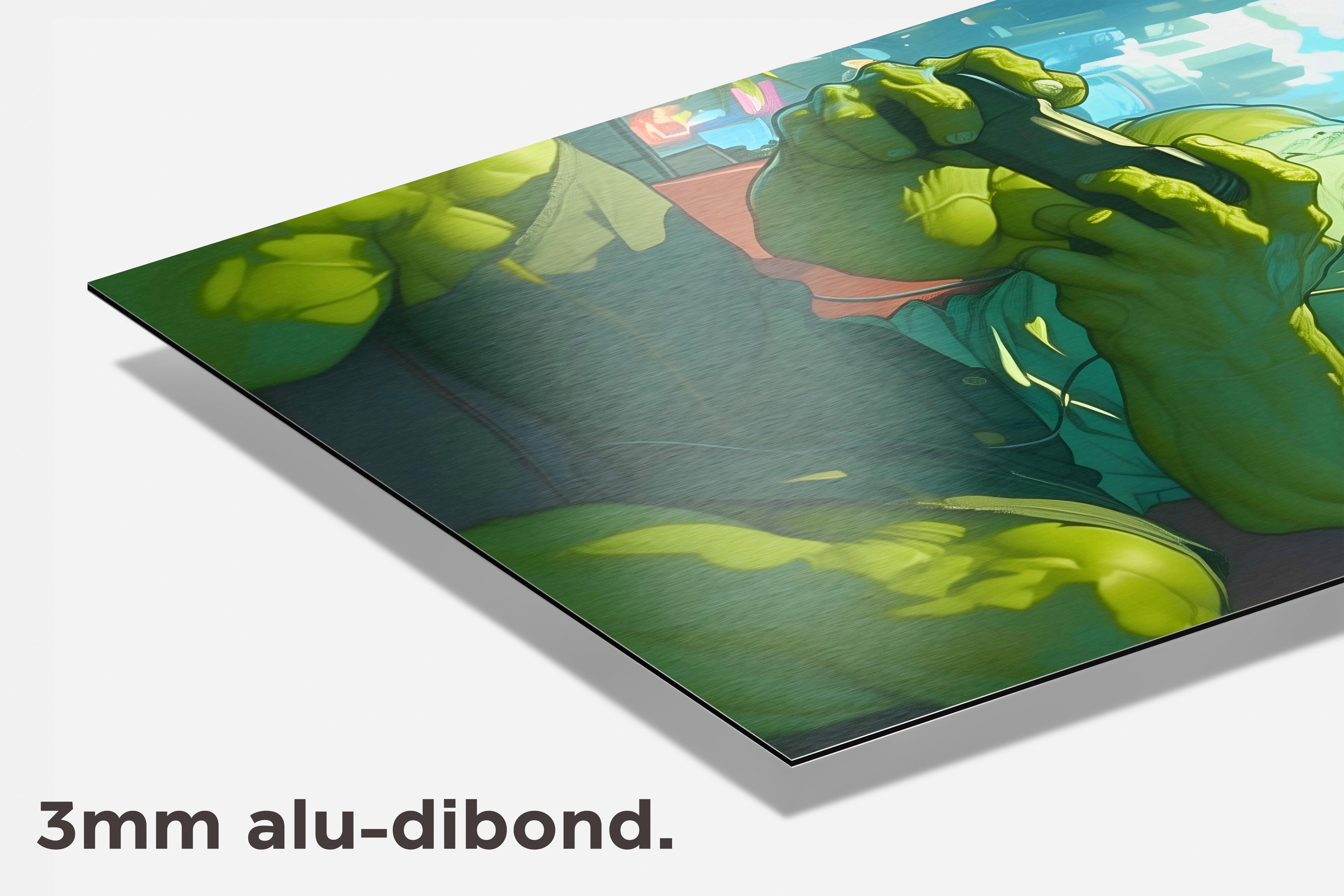 Hulk dibond detail