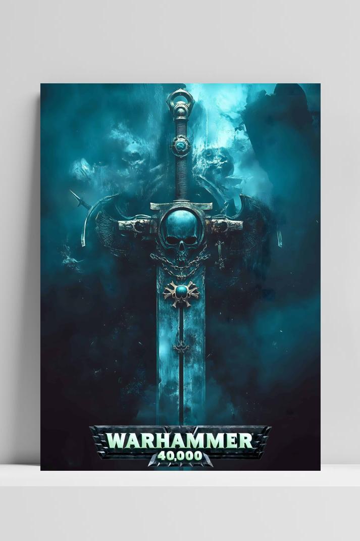 Warhammer 40k op 3mm aluminium dibond