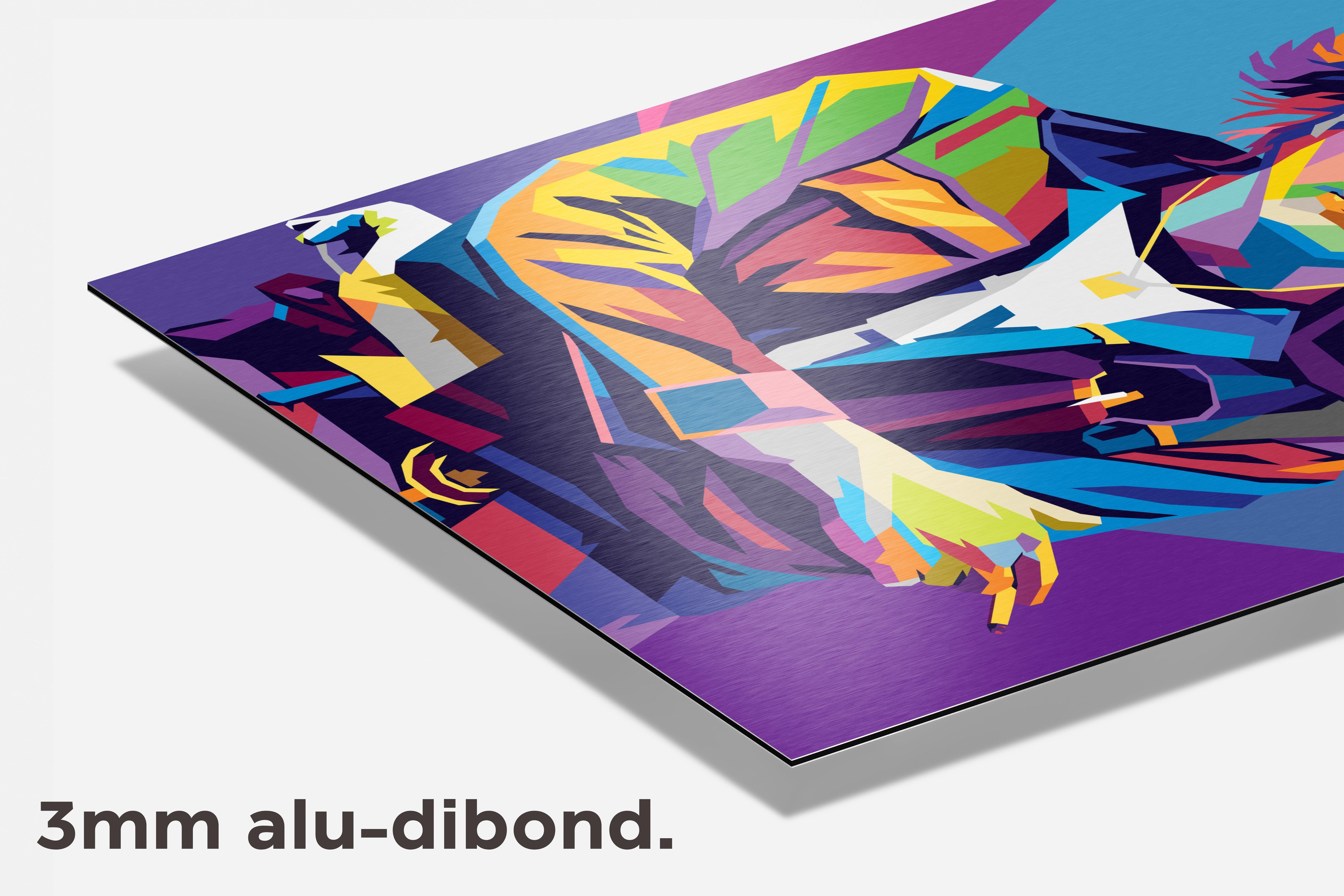 John Lennon dibond detail