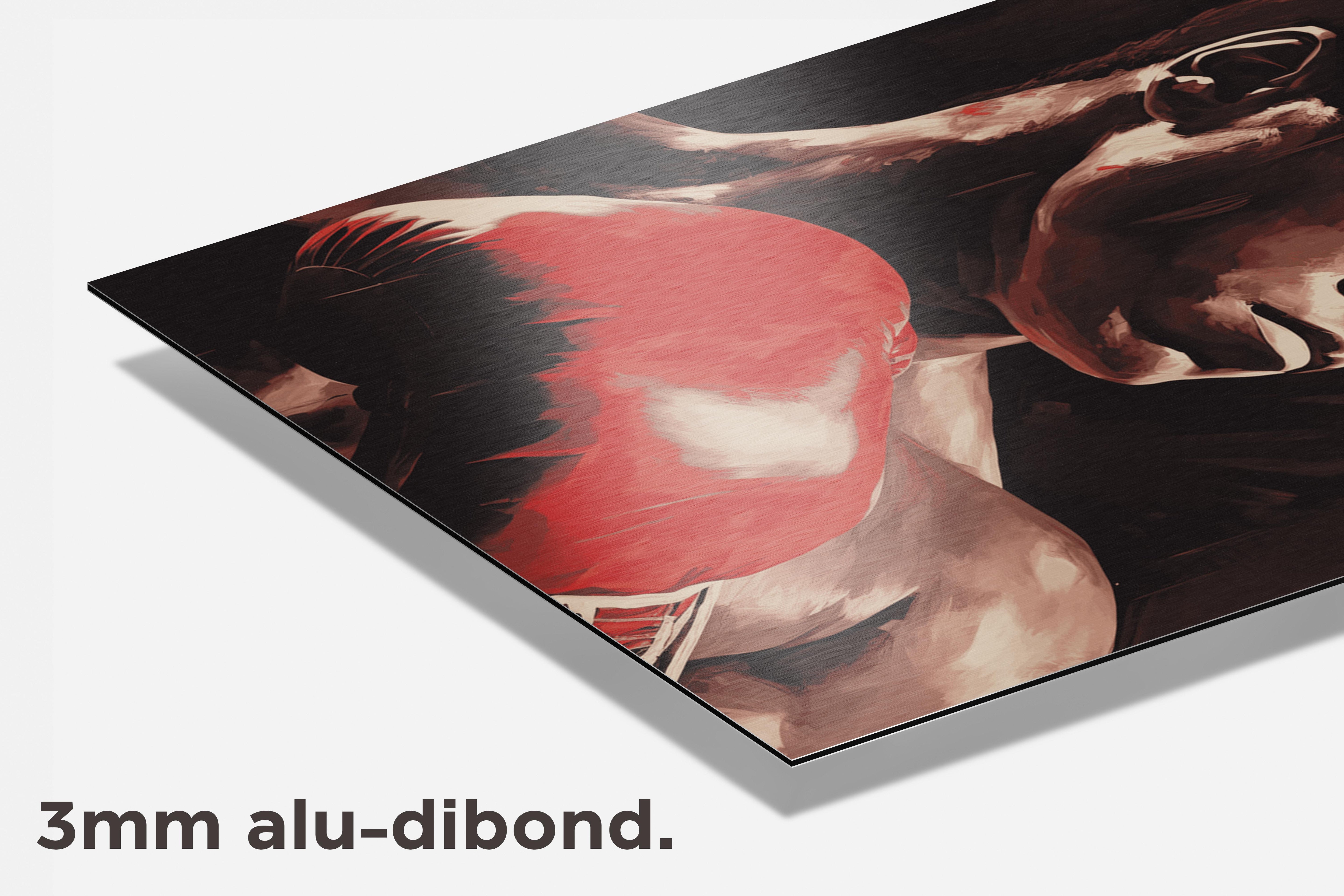 Muhammad Ali Poster dibond detail