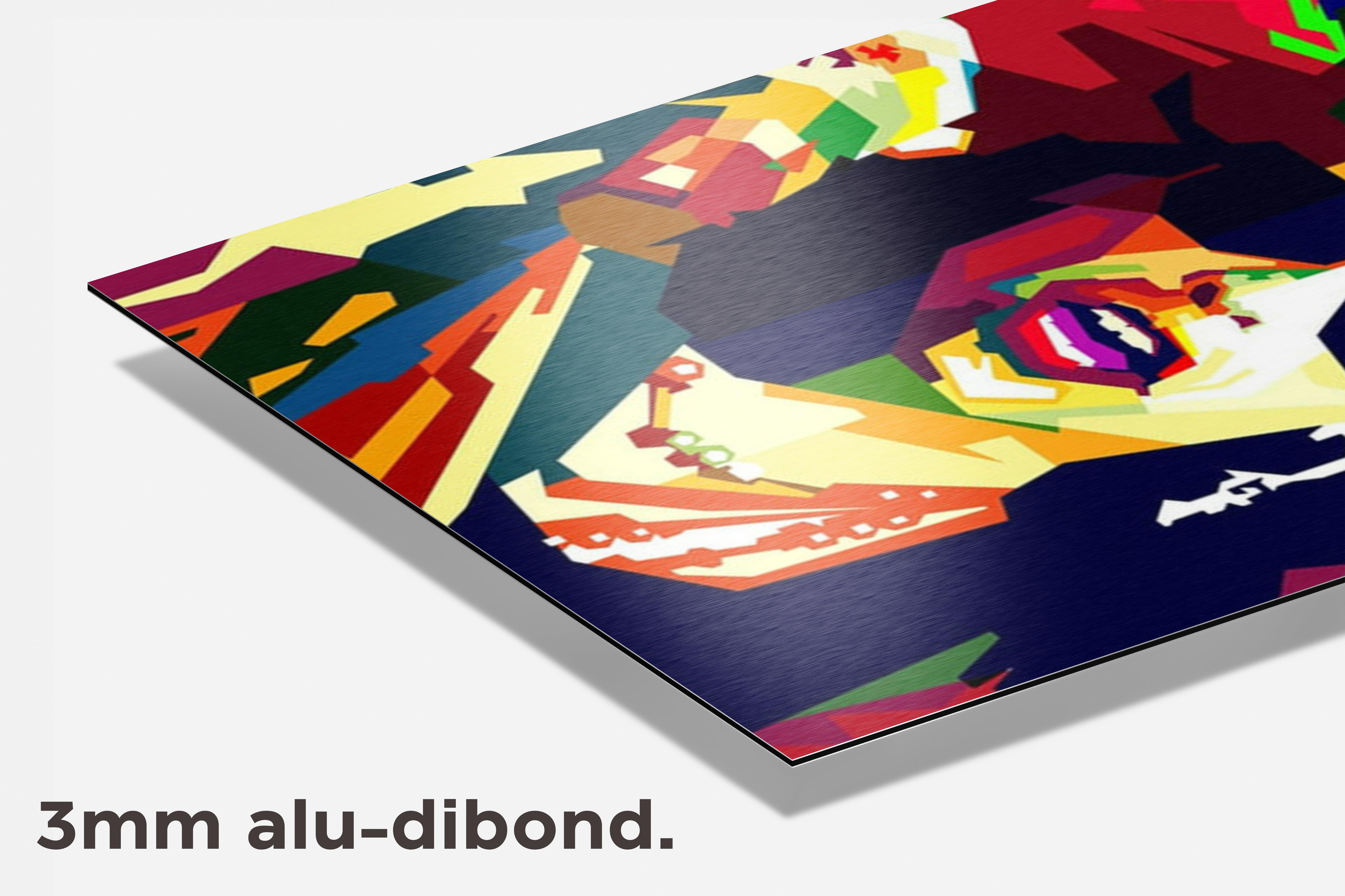 Steve Tyler dibond detail