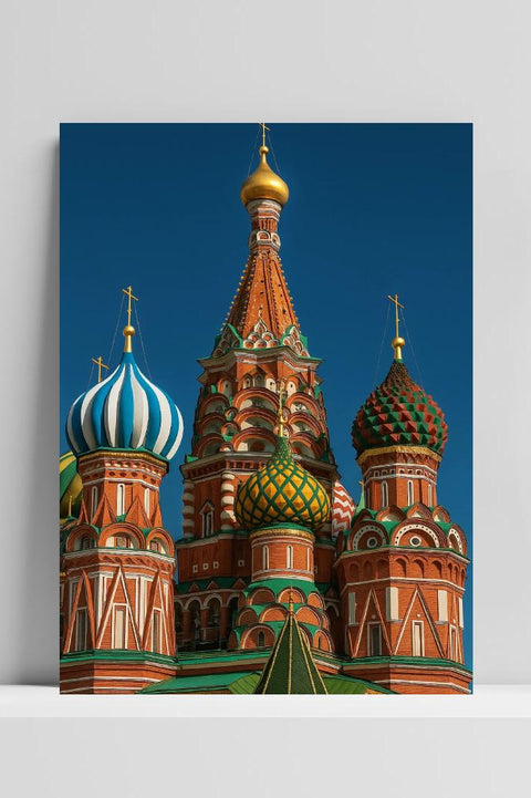 Saint Basil's Cathedral Moscow Russia poster
