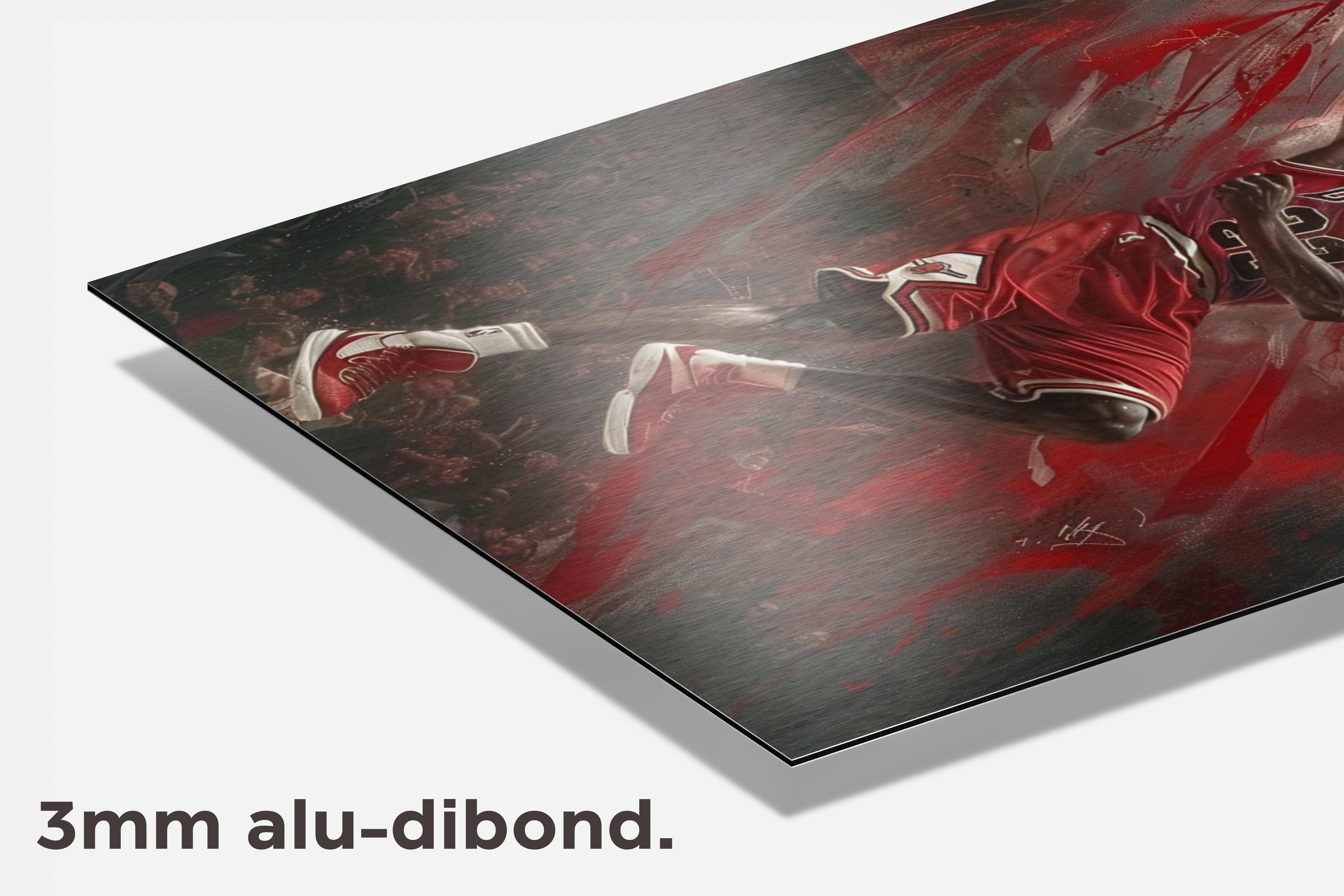 Michael Jordan dibond detail