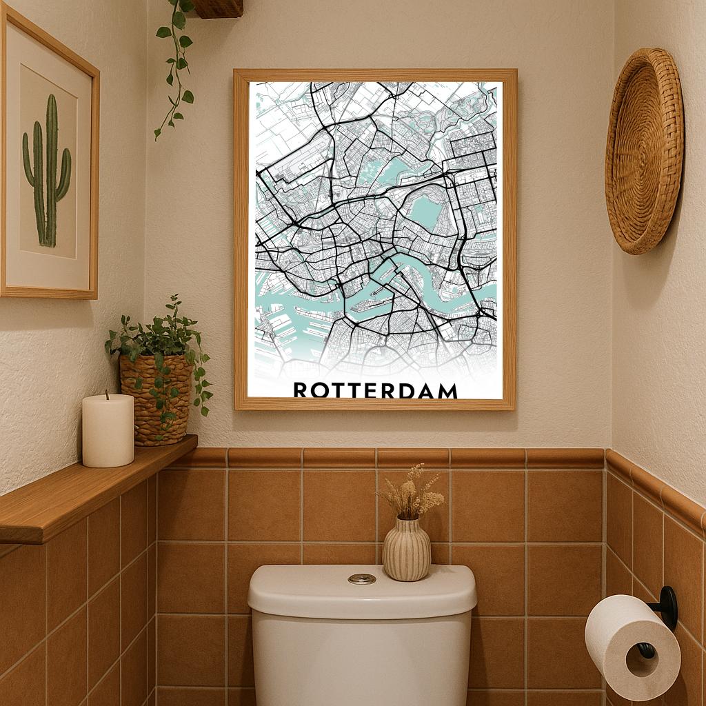Rotterdam Blauw poster sfeerbeeld 3