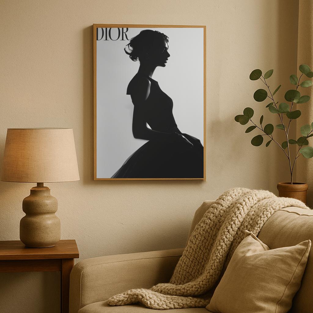 Dior Fashion B&W poster sfeerbeeld 2