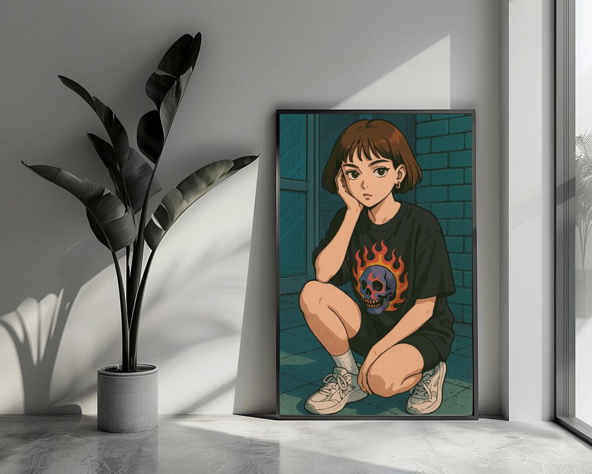 Girl Anime poster van 25 Artstreet