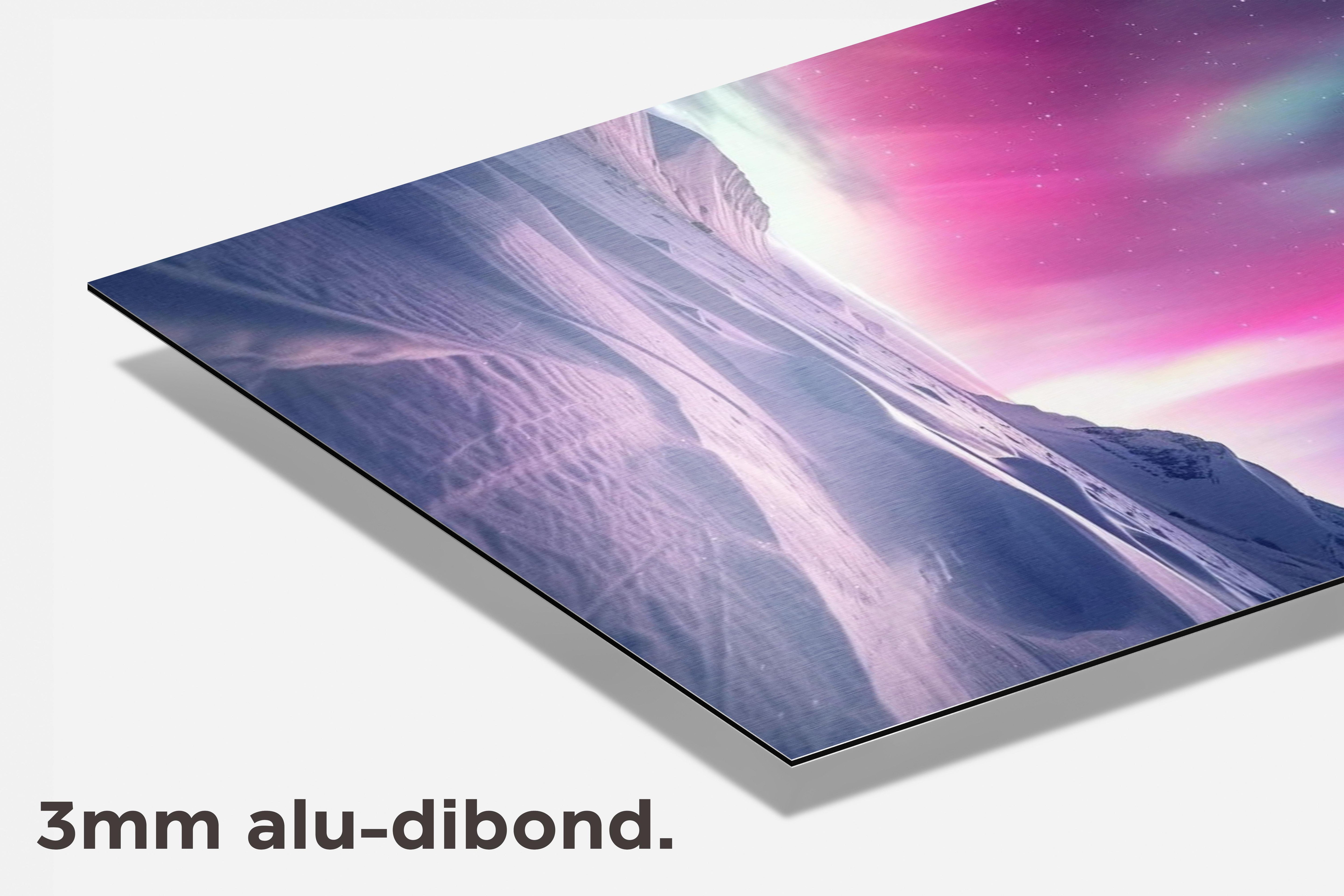 Poollicht dibond detail