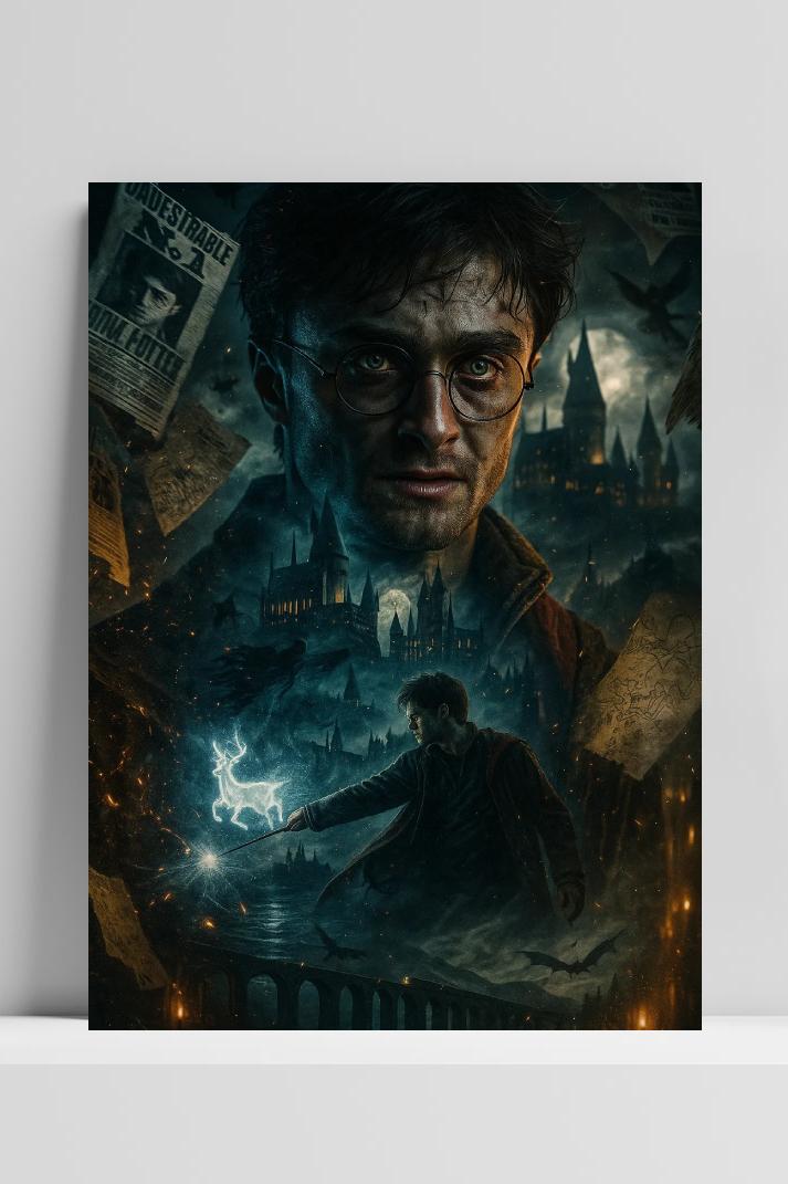 Affiche Harry Potter Daniel Radcliffe de 25 Artstreet