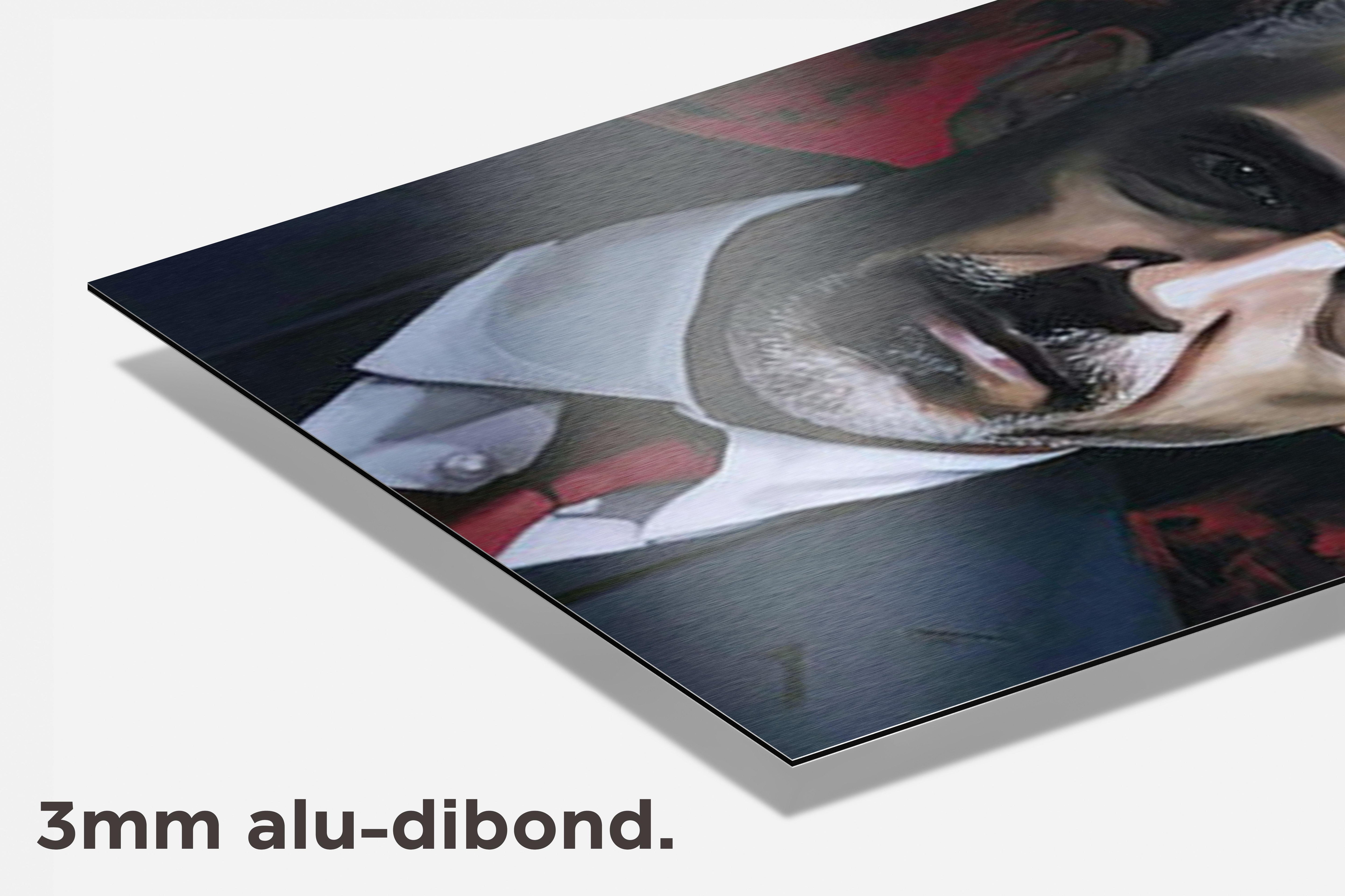 Jordan Peterson dibond detail
