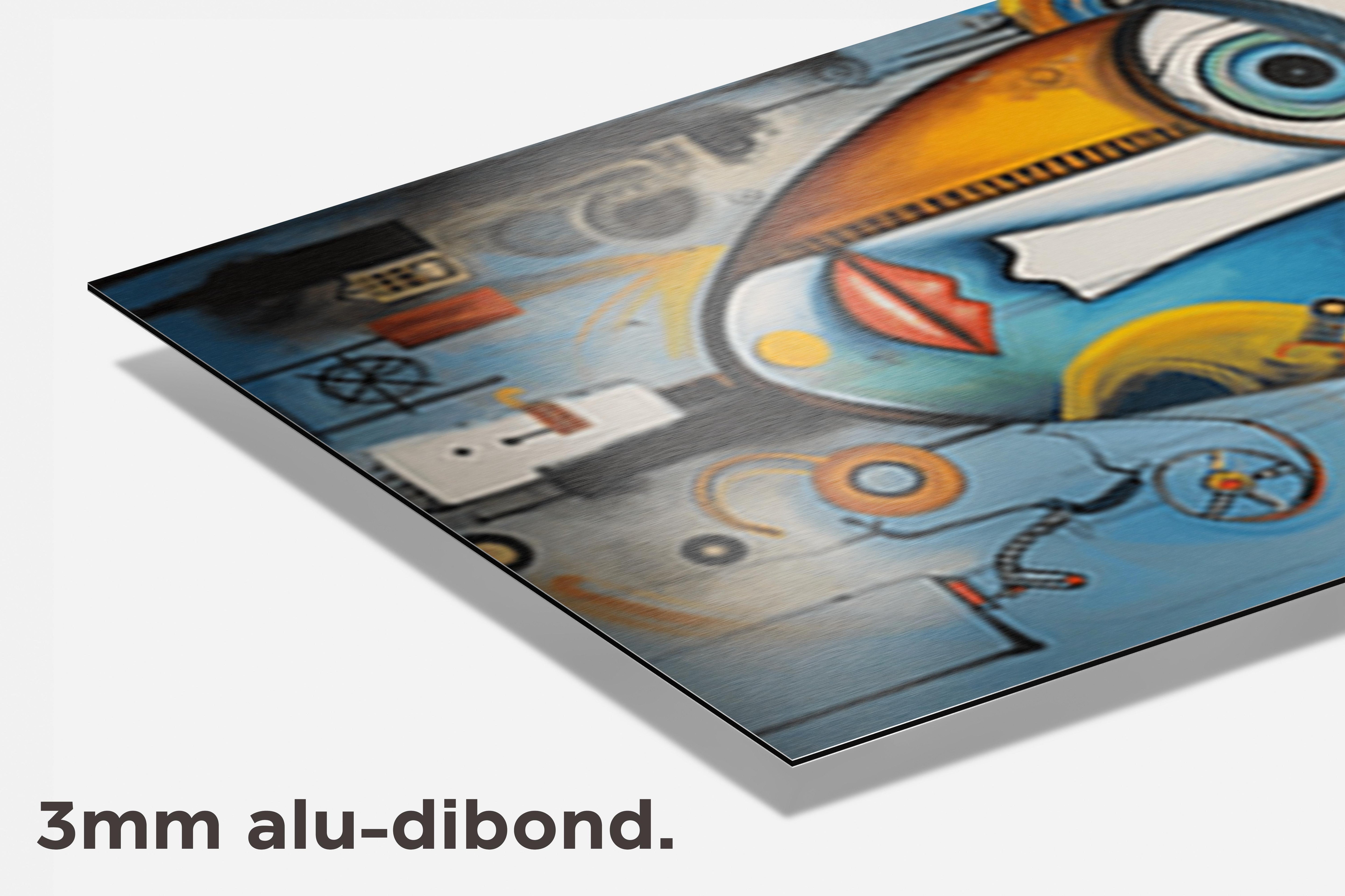 Picasso Stijl Art dibond detail