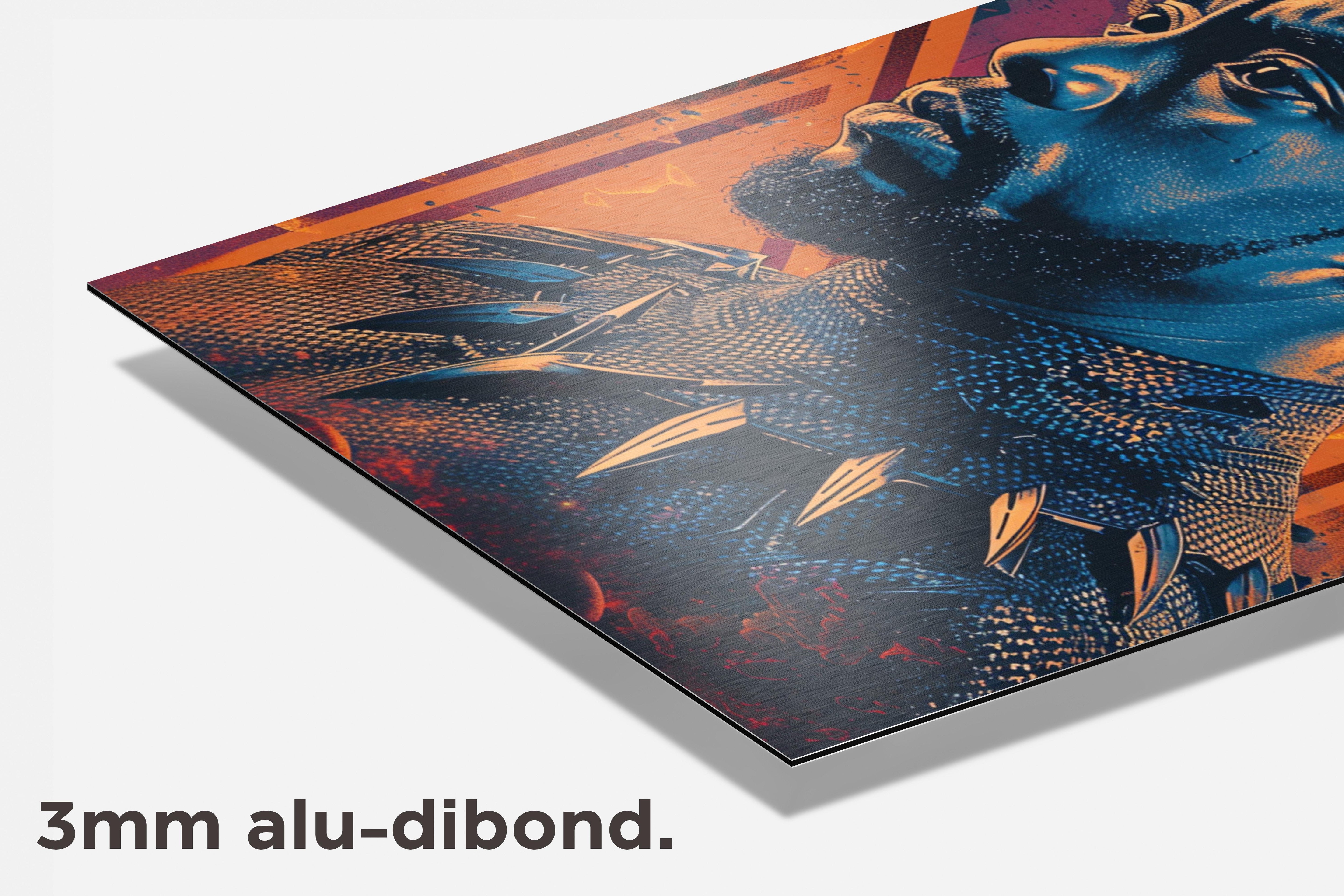 Black Panther dibond detail