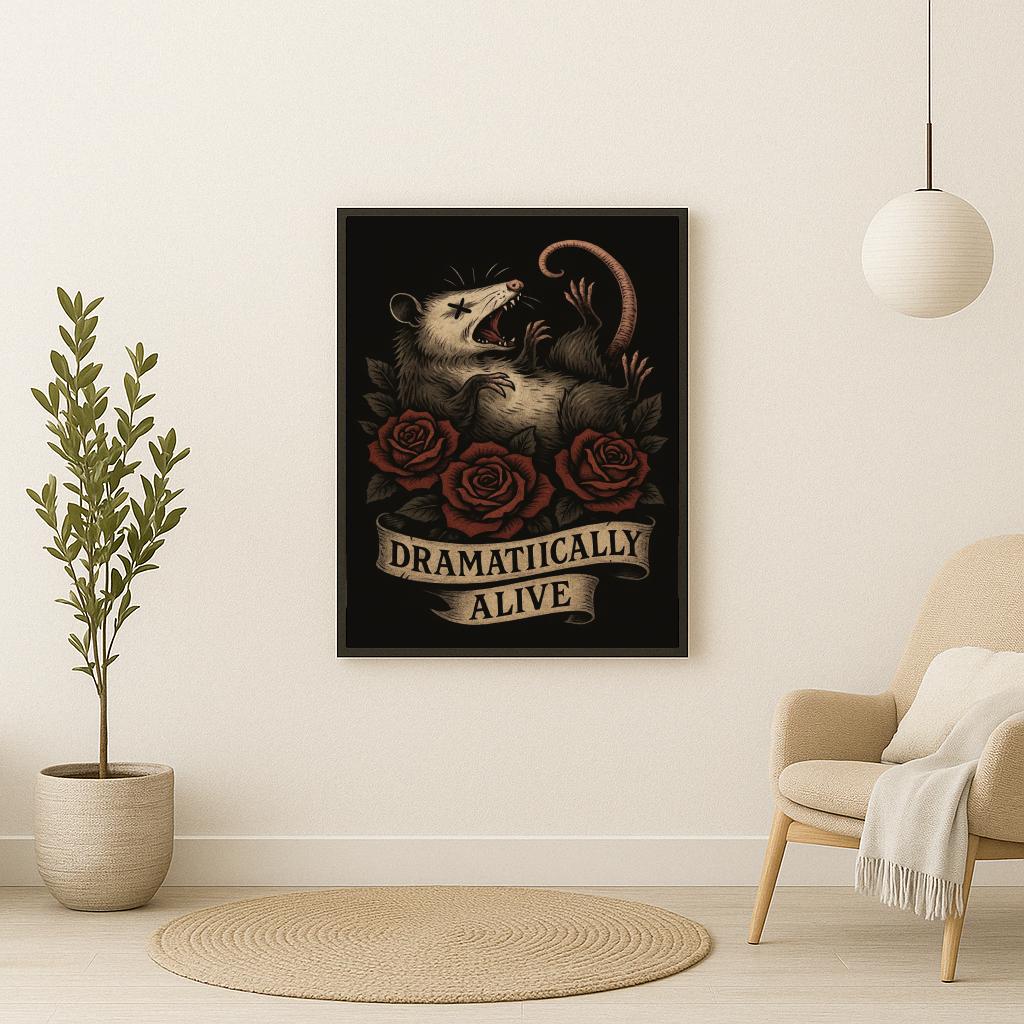 Dramatically Alive Text Quote Rat poster sfeerbeeld 2