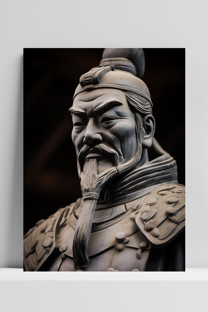 Sun Tzu op 3mm aluminium dibond
