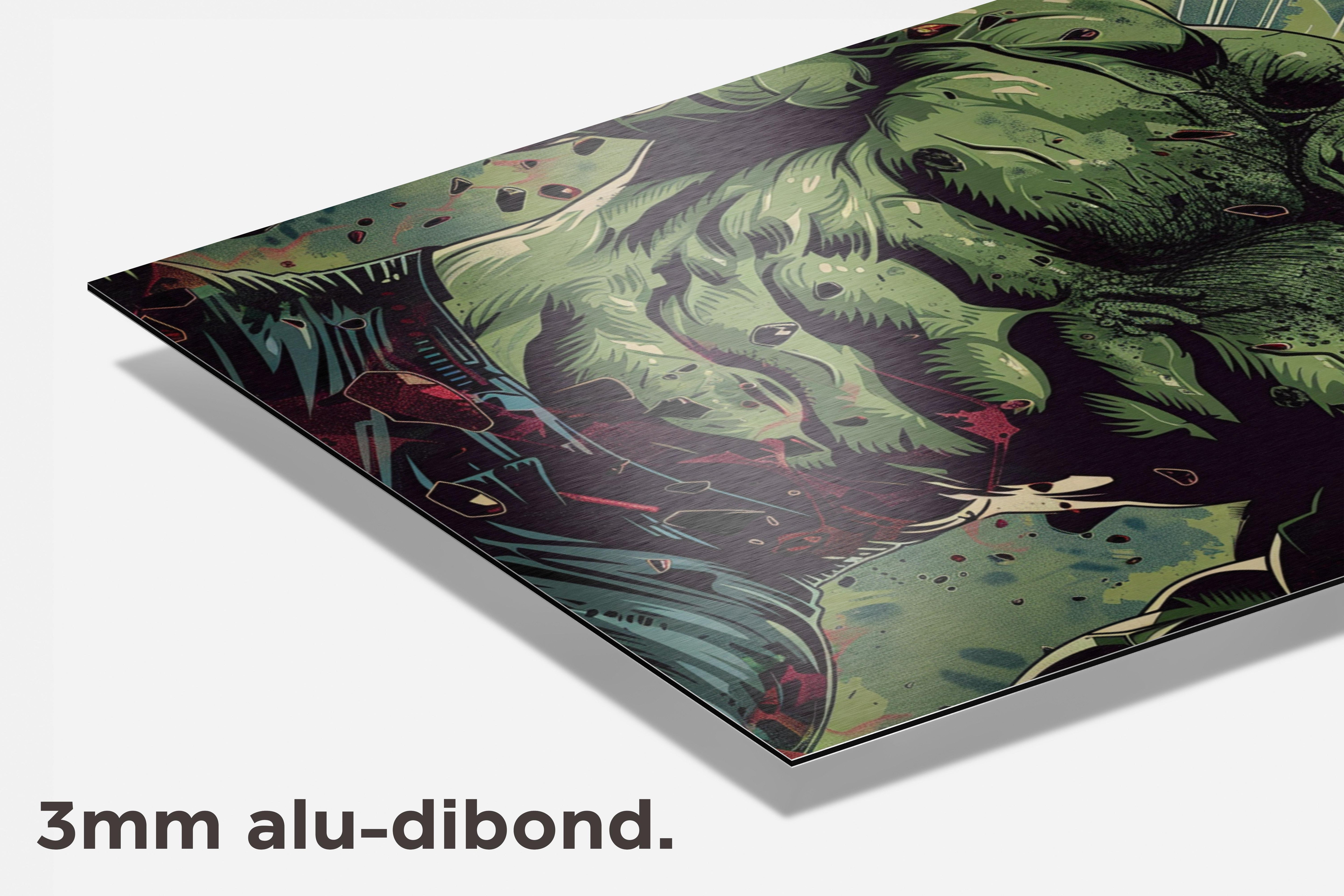 Hulk dibond detail
