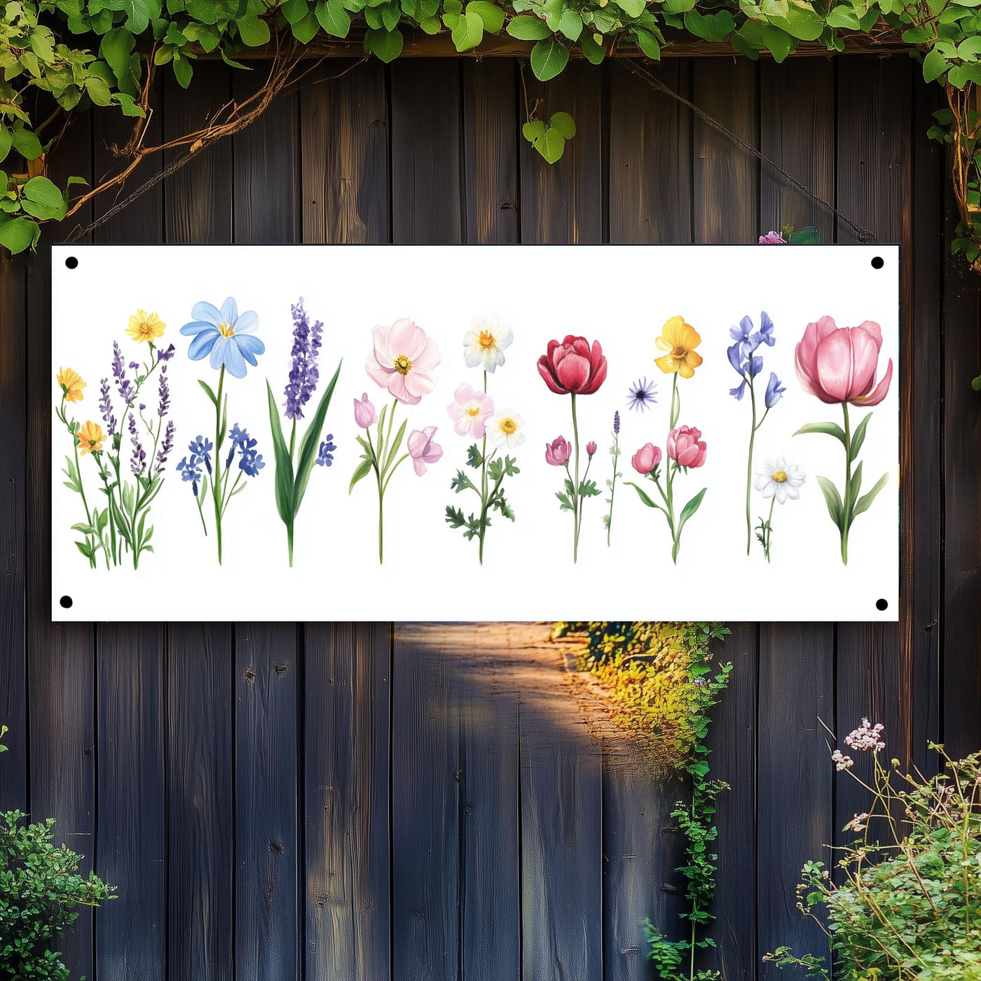 Póster Póster de jardín Flores de 25 Artstreet