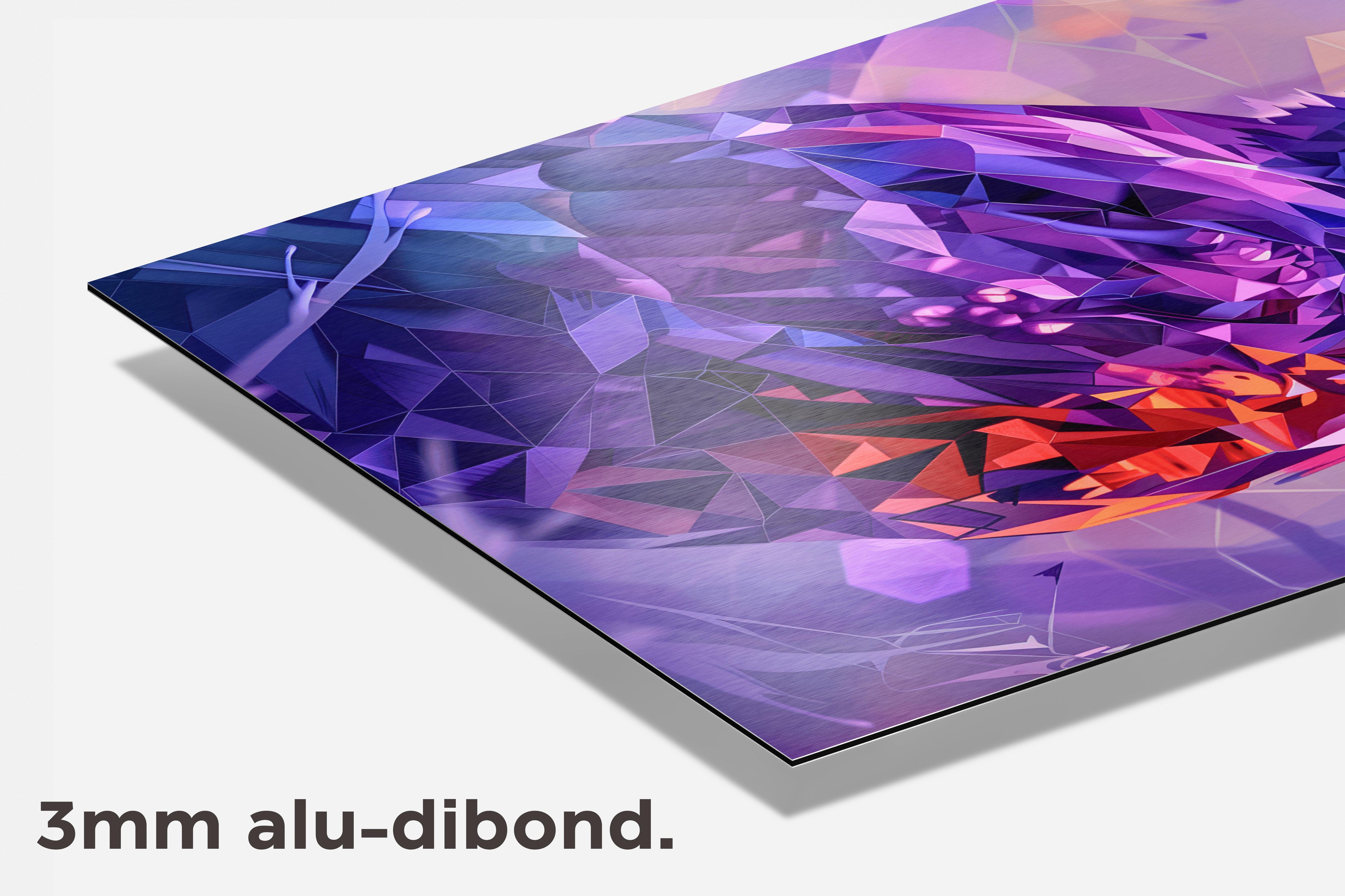 Lijnen Raaf dibond detail