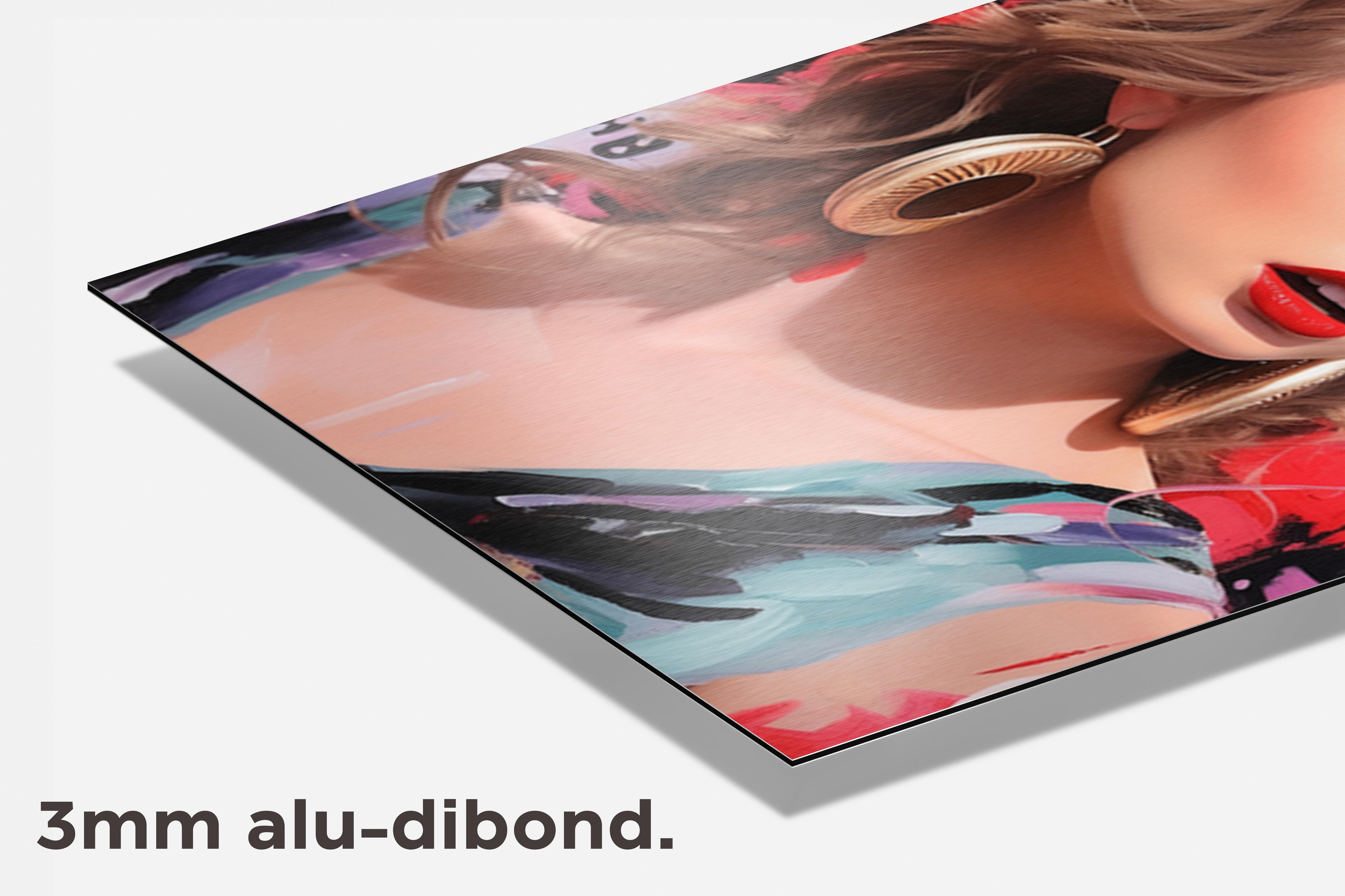 Taylor Swift dibond detail