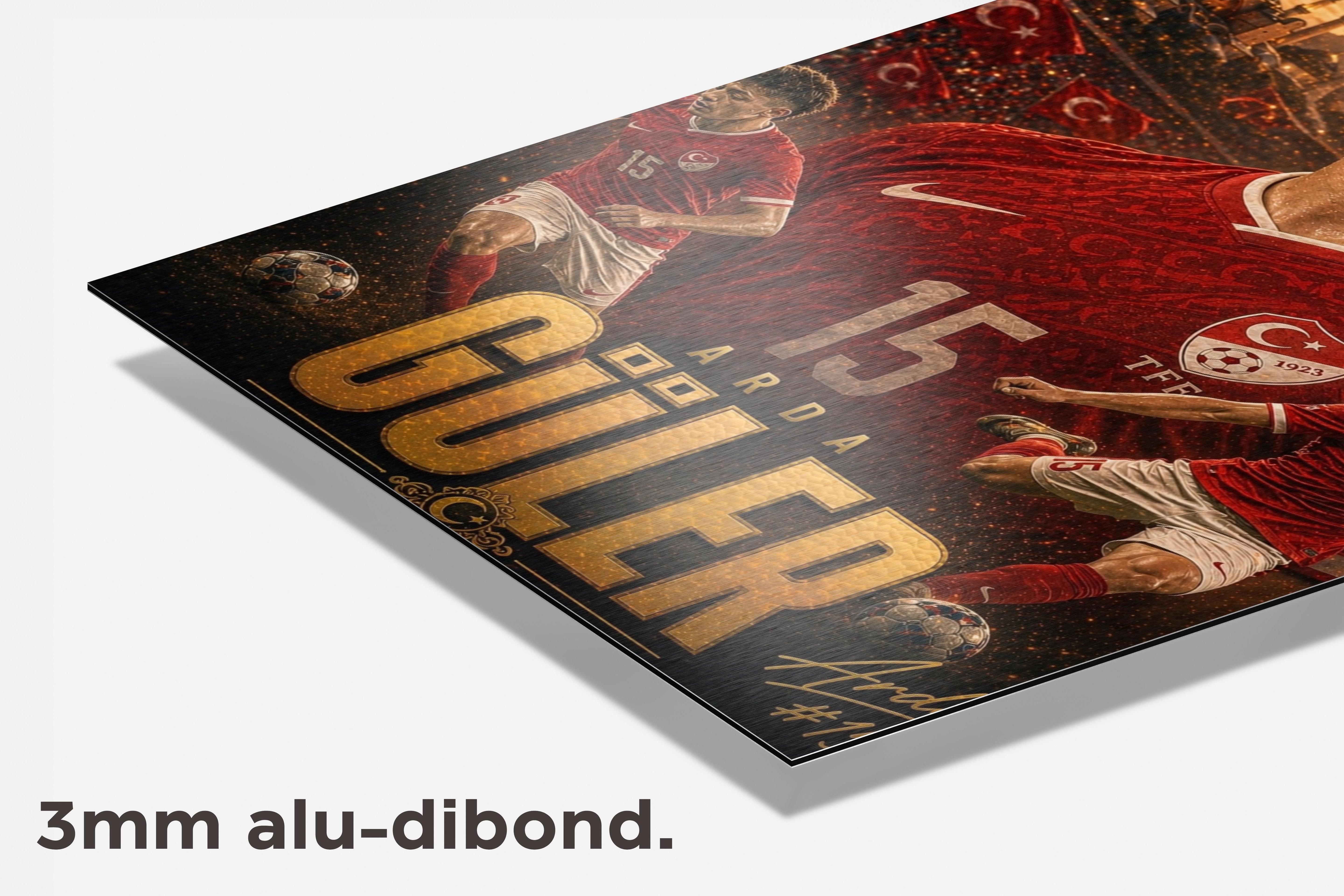 Arda Güler dibond detail