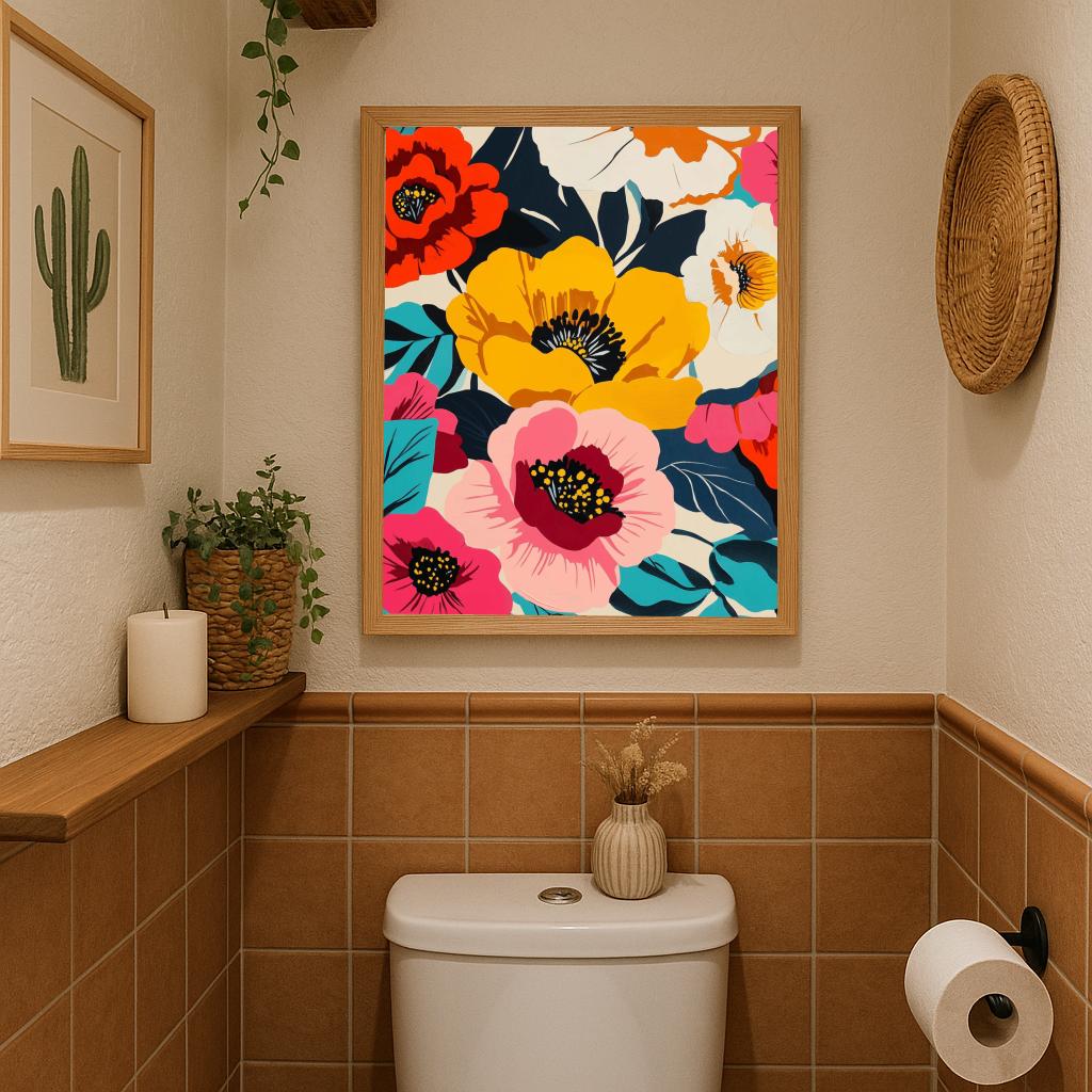 Flowers Pop Art poster sfeerbeeld 2