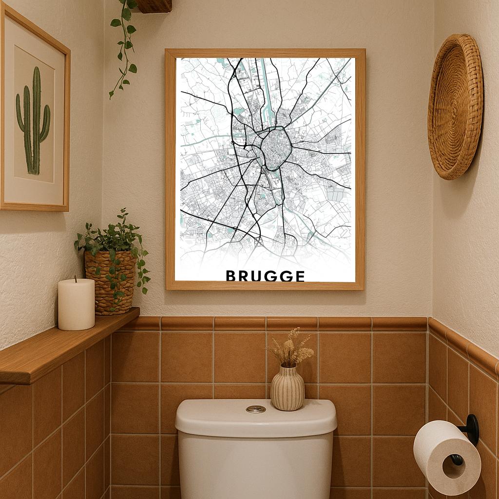 Brugge Blauw poster sfeerbeeld 3