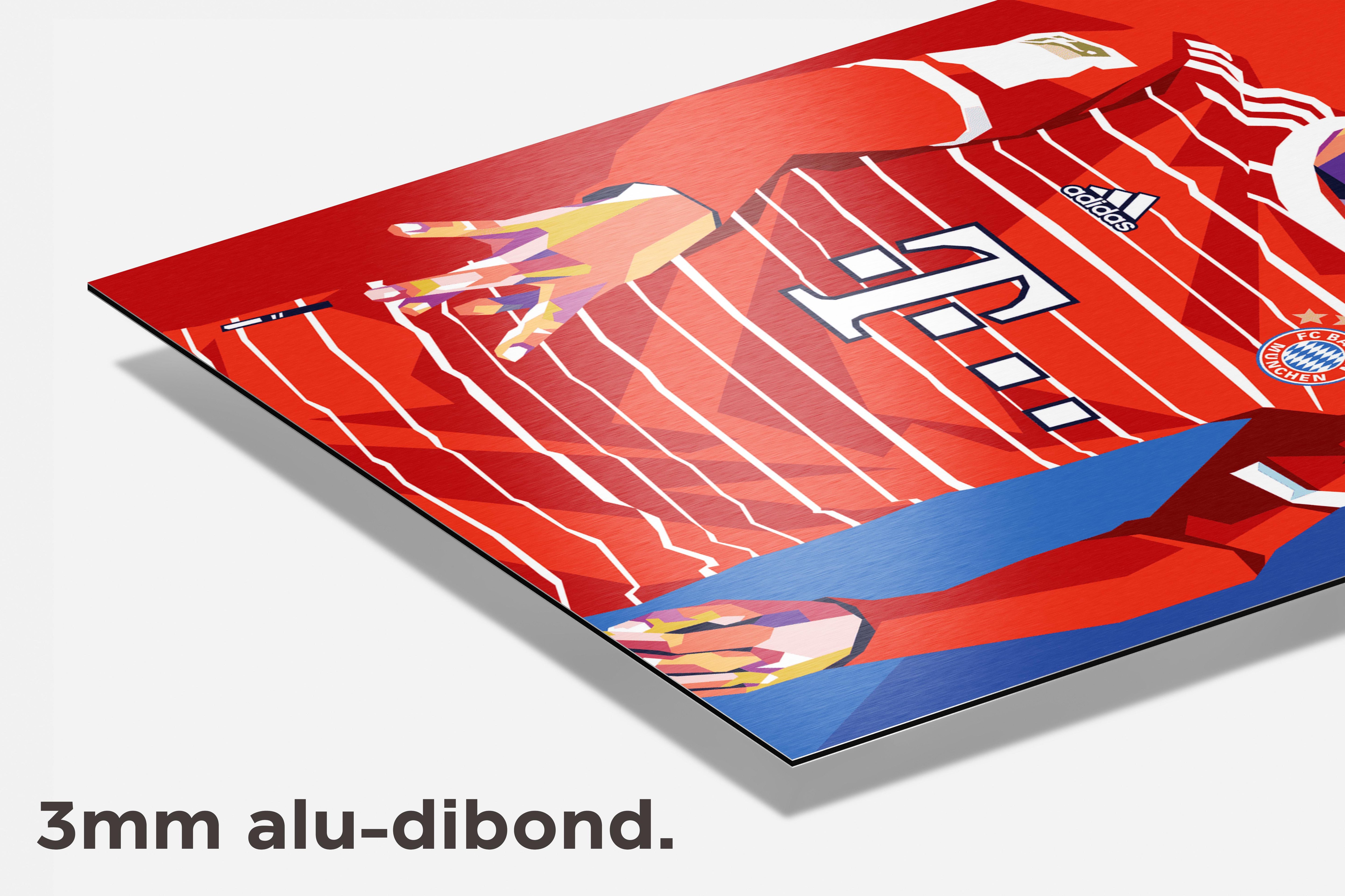 Jamal Musiala dibond detail