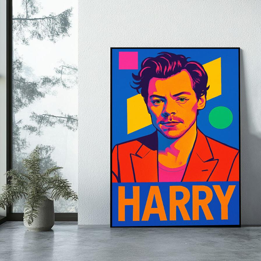 Harry Styles Pop Art poster sfeerbeeld 1