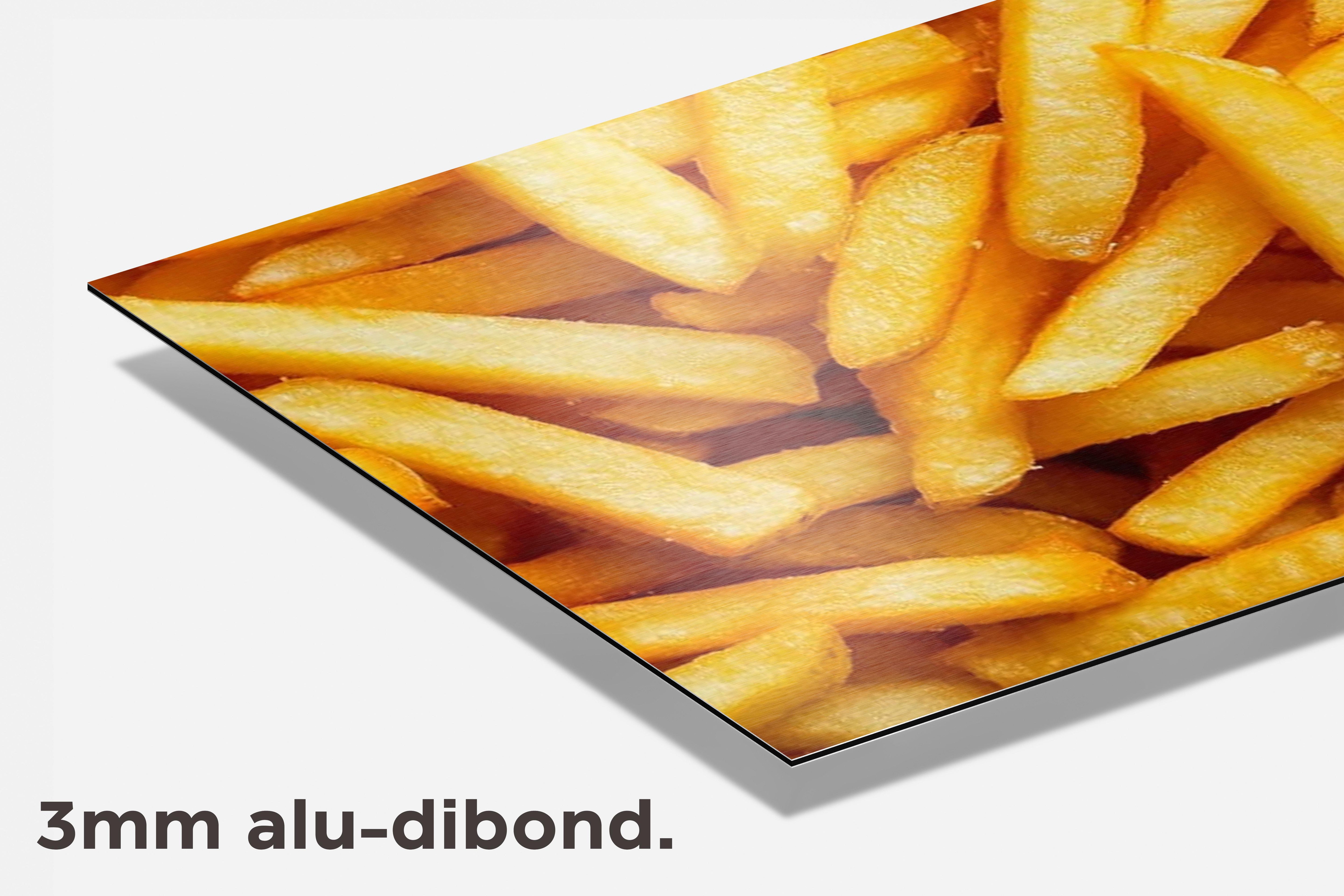 Franse Frietjes dibond detail