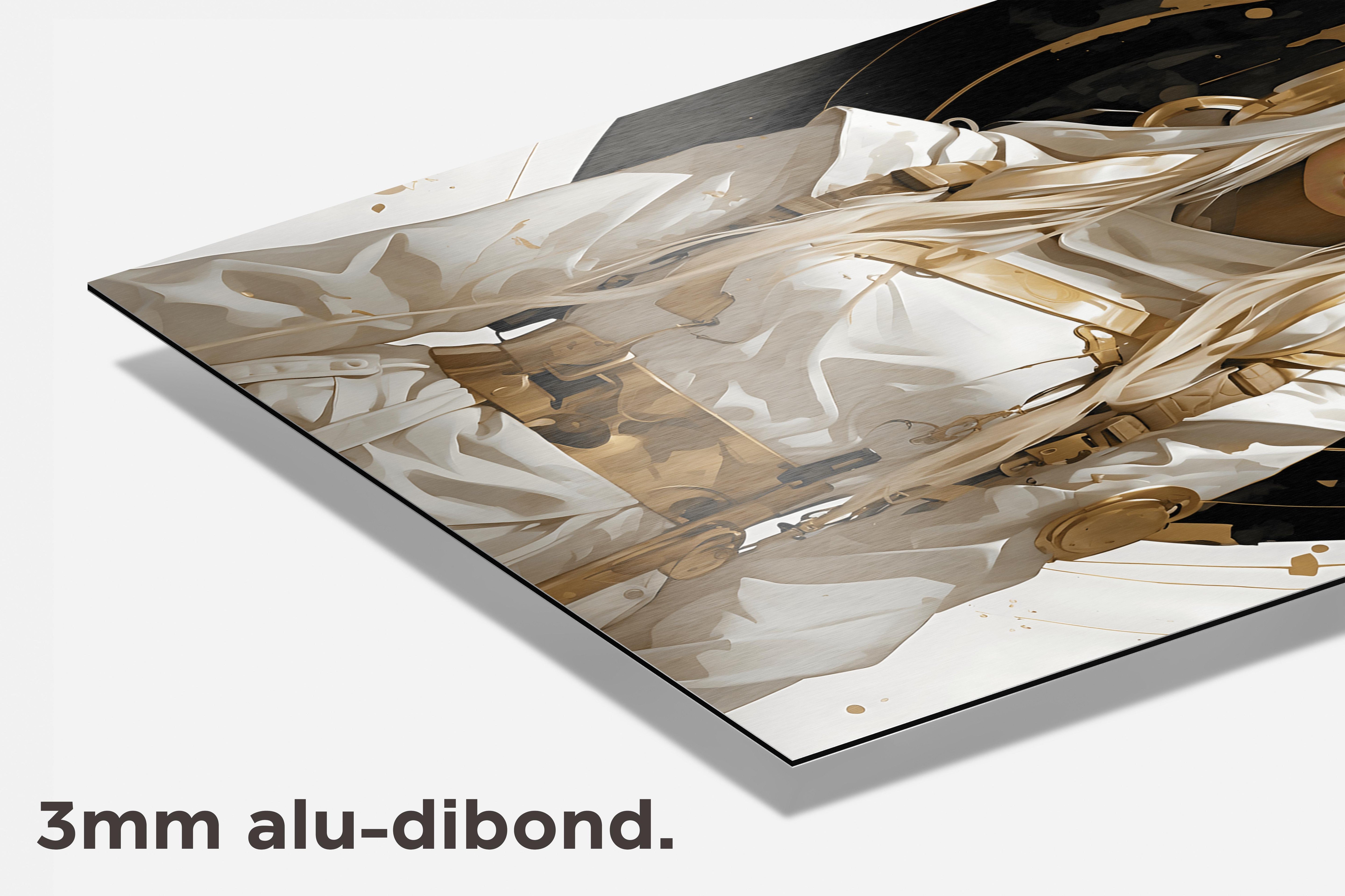 Assassin's Vrouw dibond detail