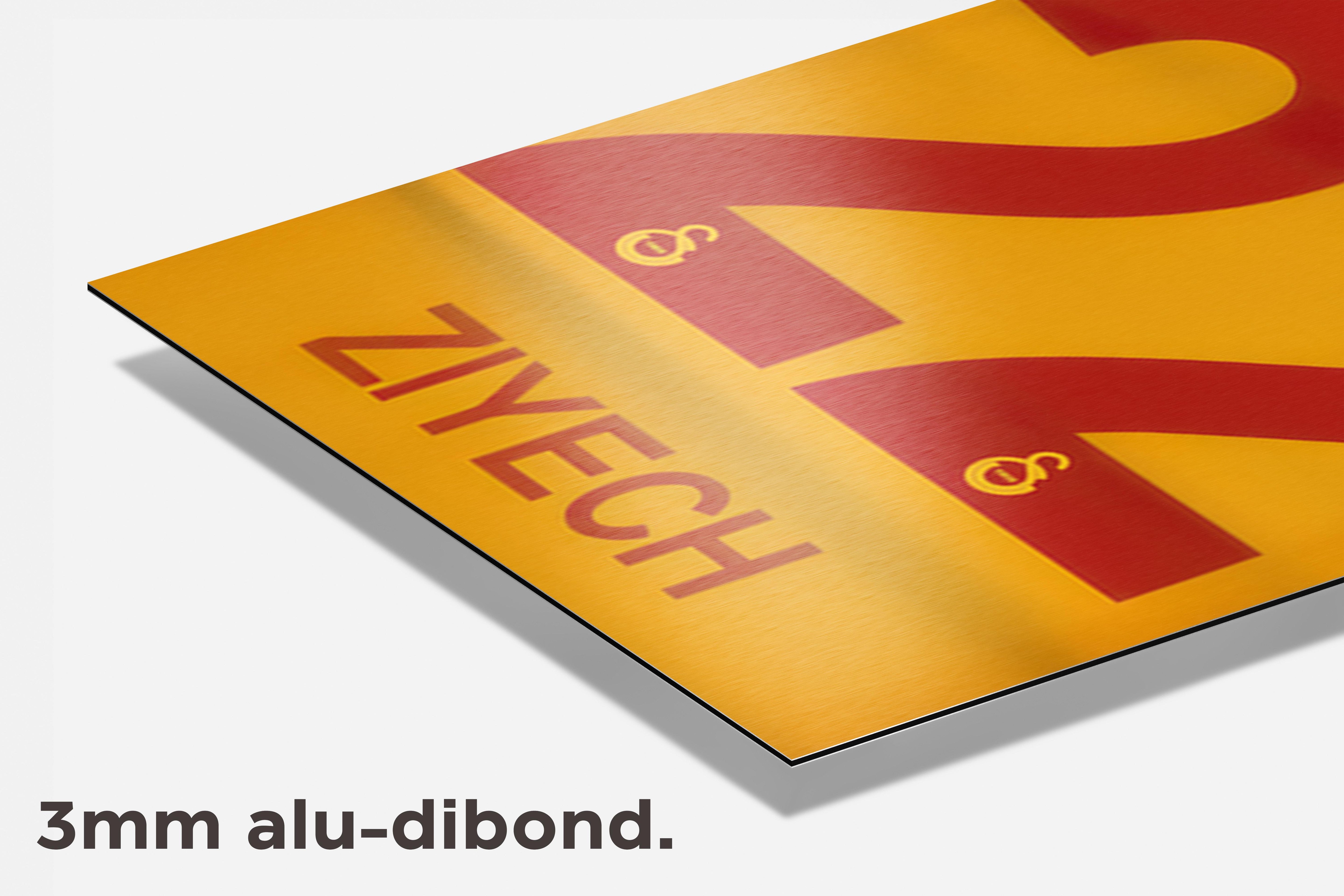 Ziyech Rugnummer dibond detail