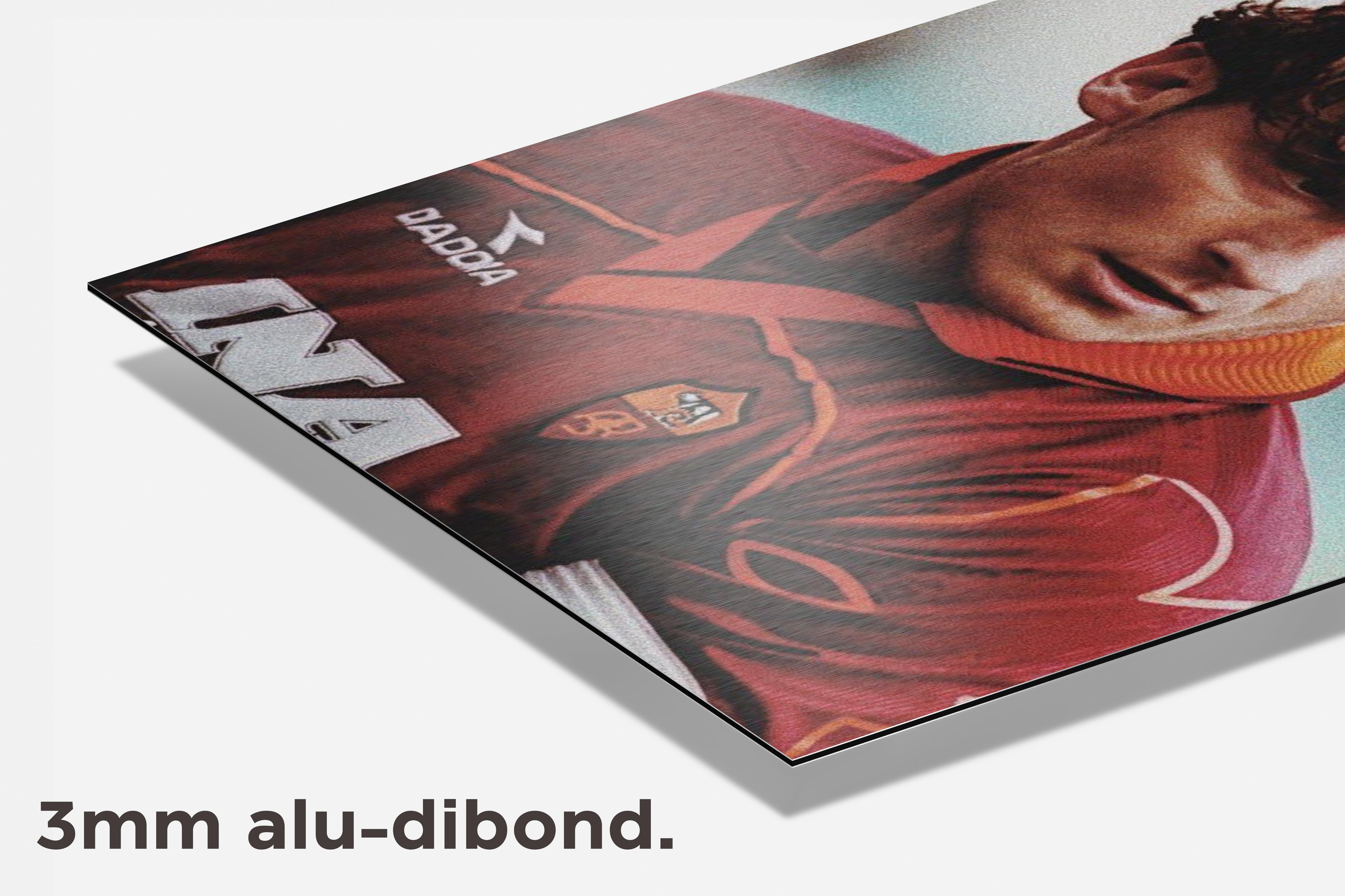 Francesco Totti dibond detail