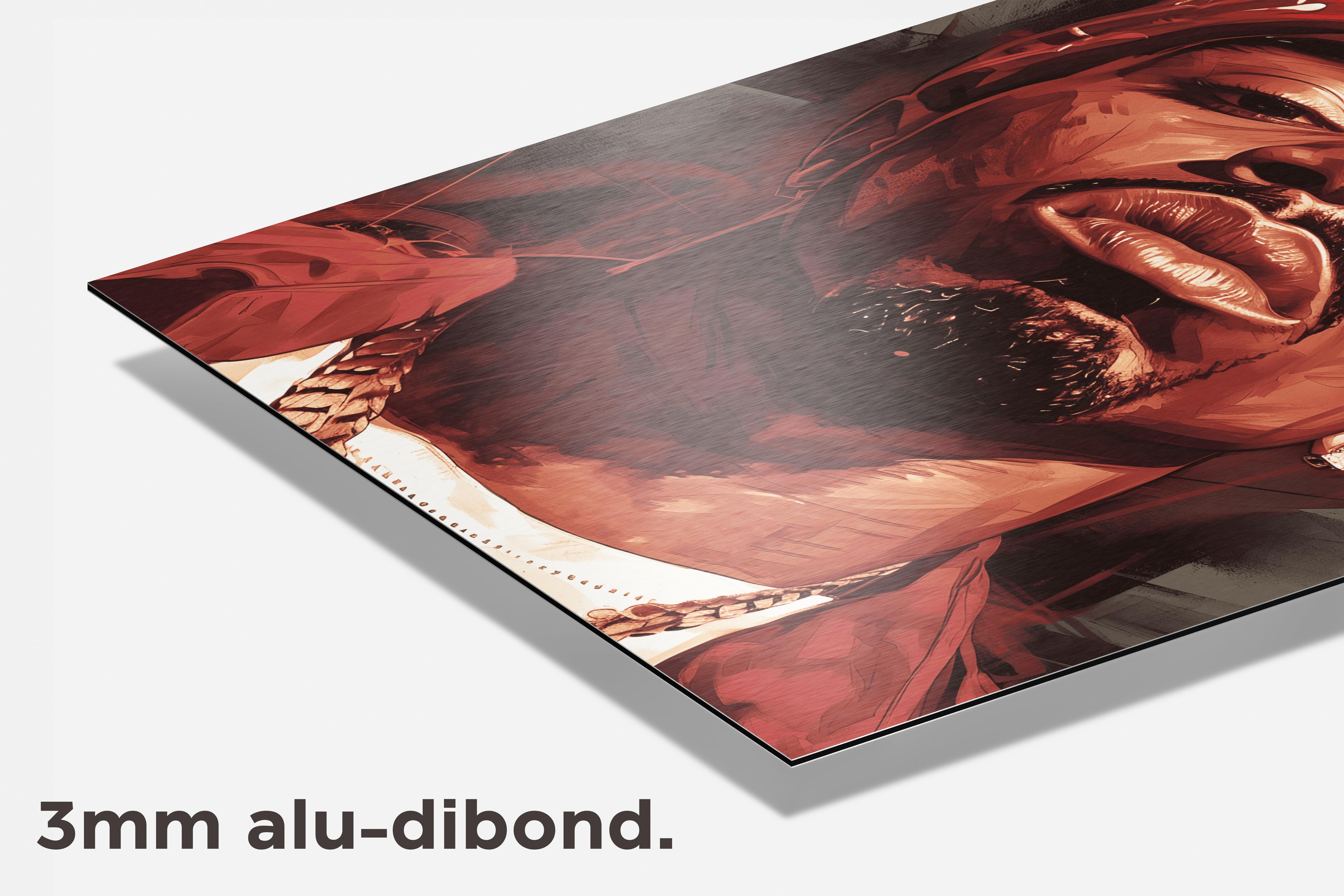 Andre 3000 Outkast dibond detail